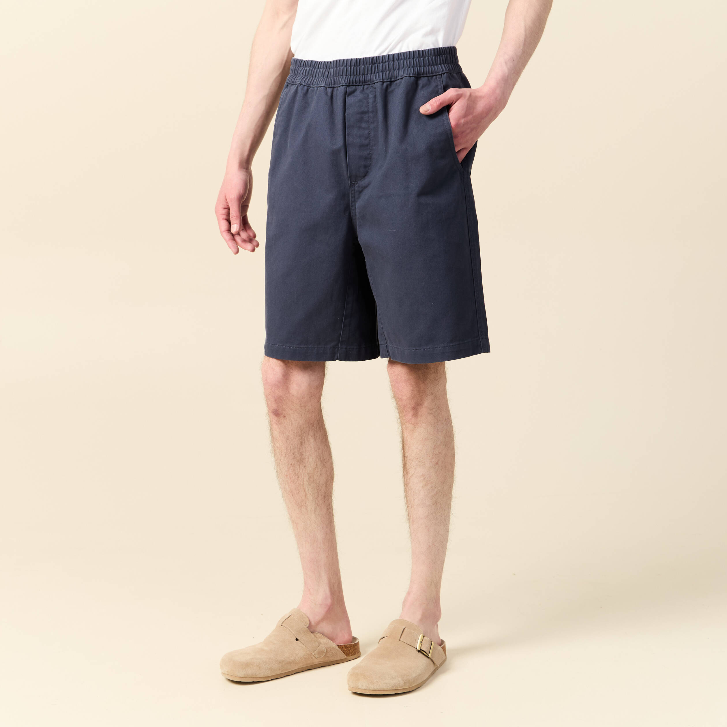 bermuda droit bleu marine homme Bermuda droit bleu marine homme
