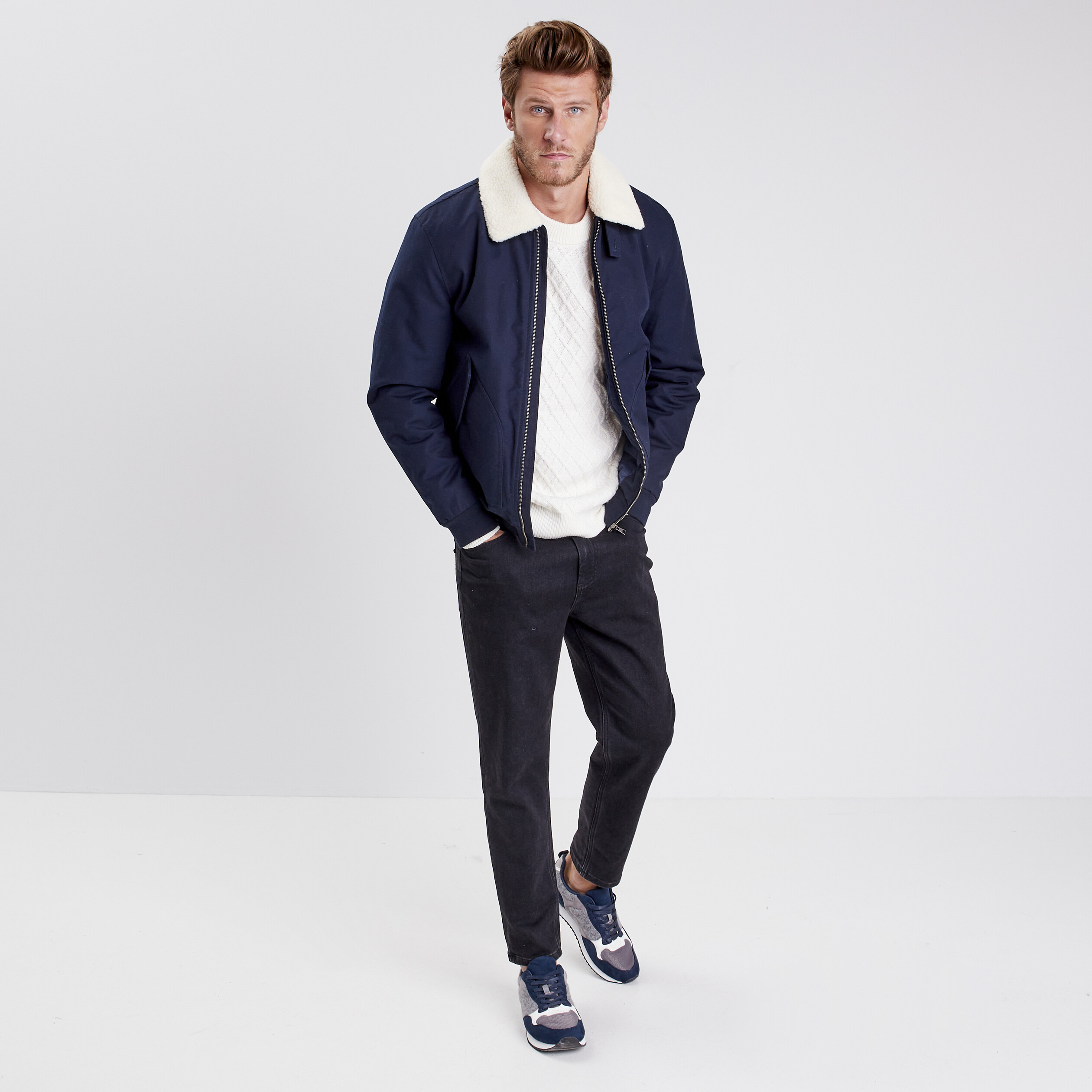 pull eco responsable ecru homme Pull éco-responsable ecru homme