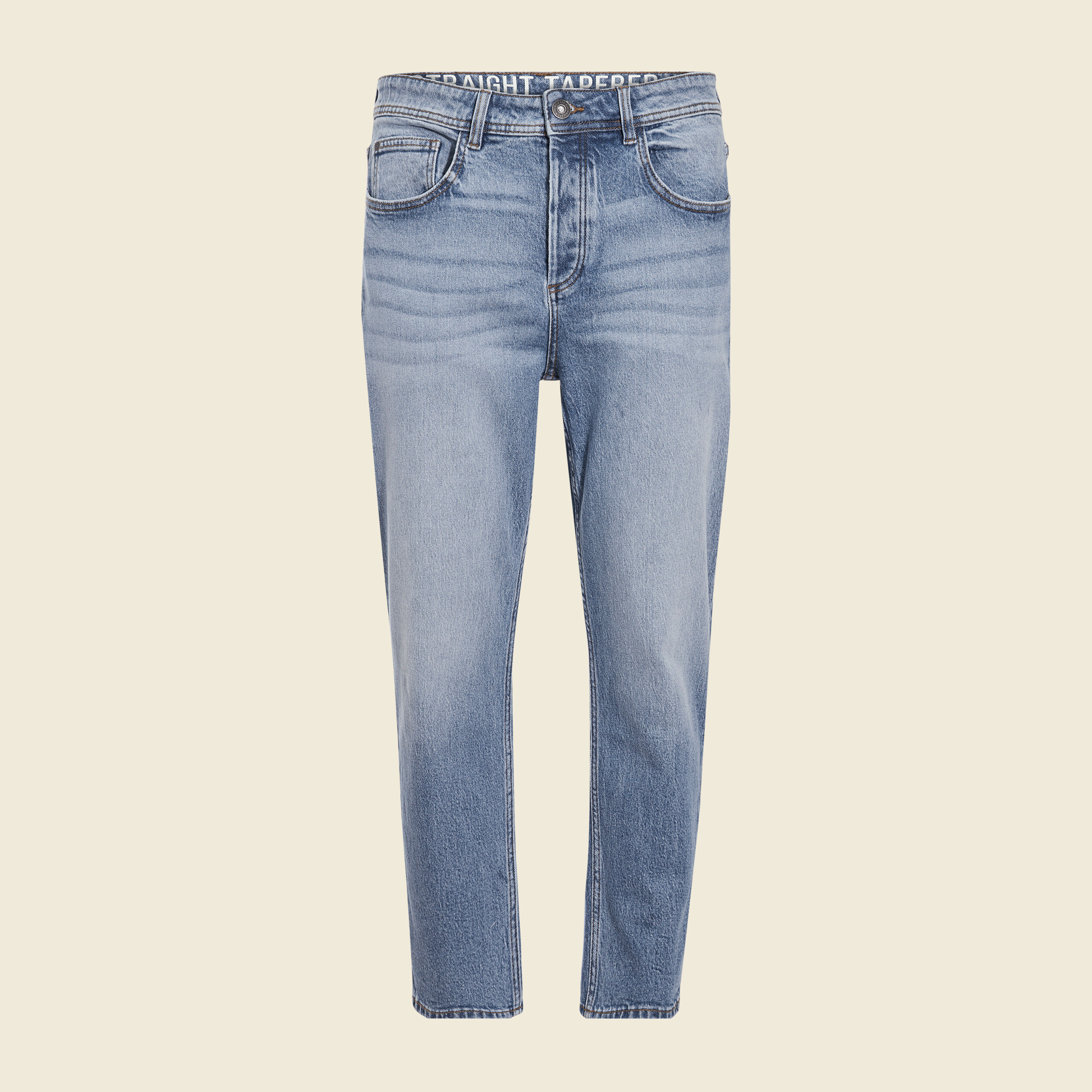 jeans straight tapered denim stone homme Jeans straight tapered denim stone homme