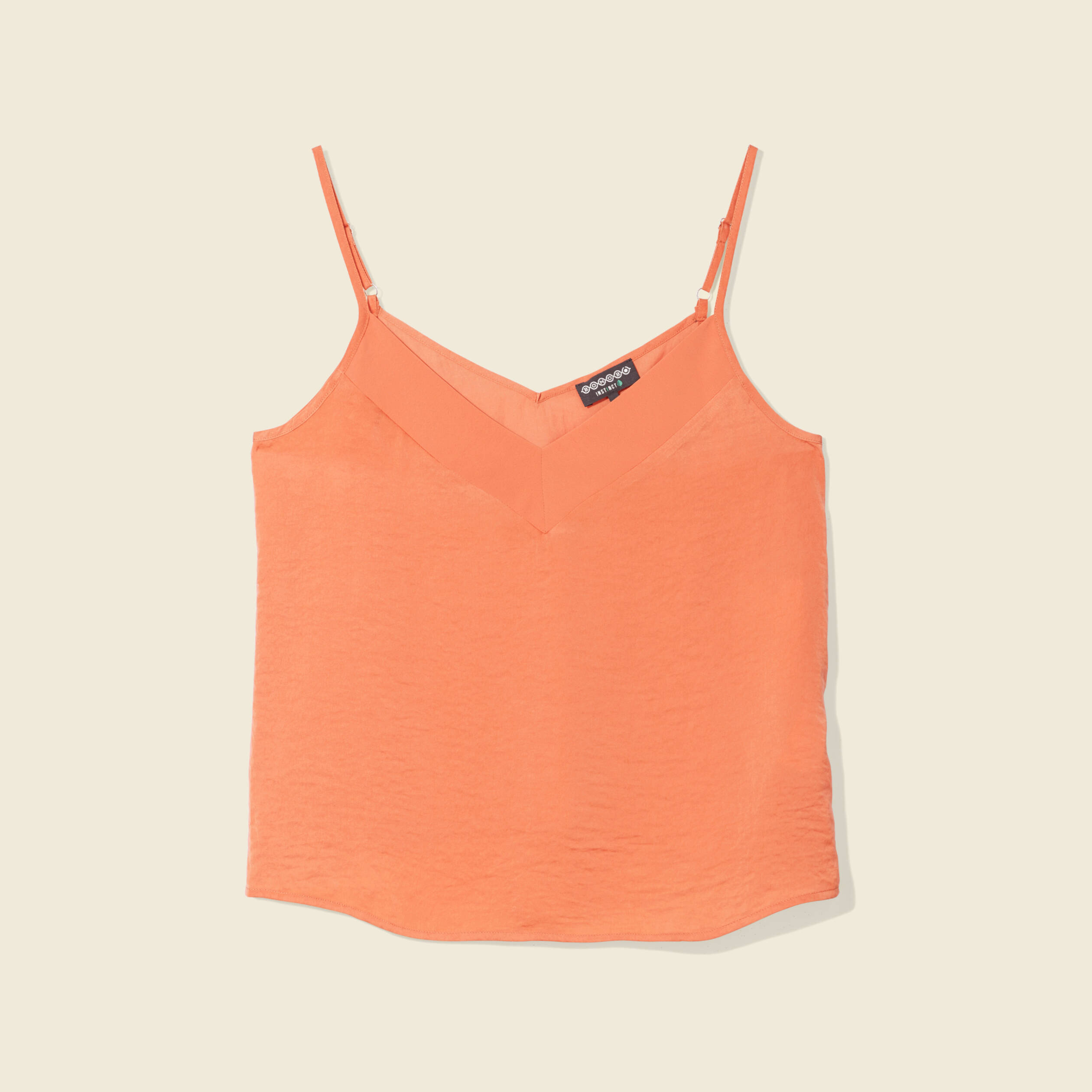 caraco eco responsable orange fonce femme Caraco éco-responsable orange foncé femme