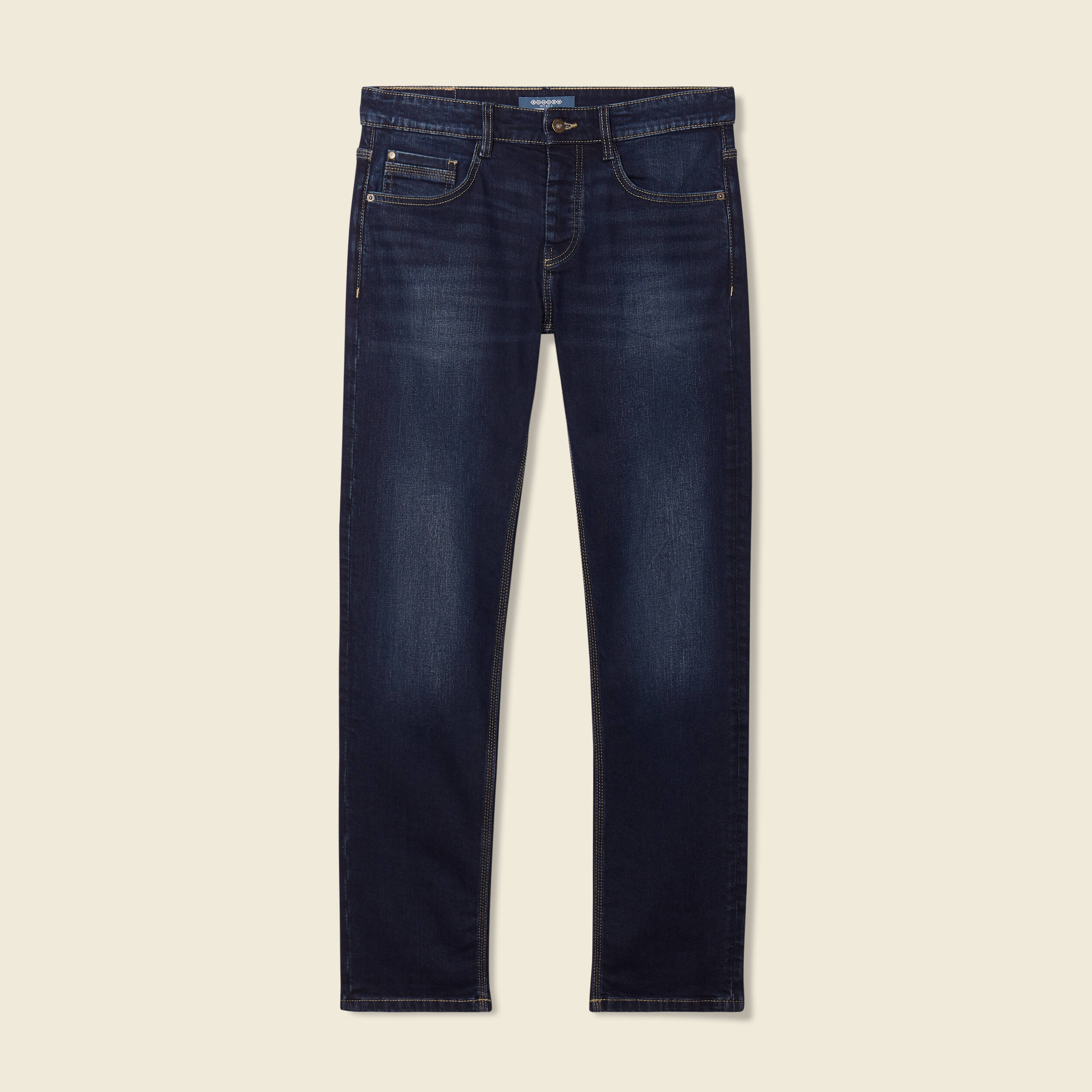jeans straight eco responsable denim brut homme Jeans straight éco-responsable denim brut homme