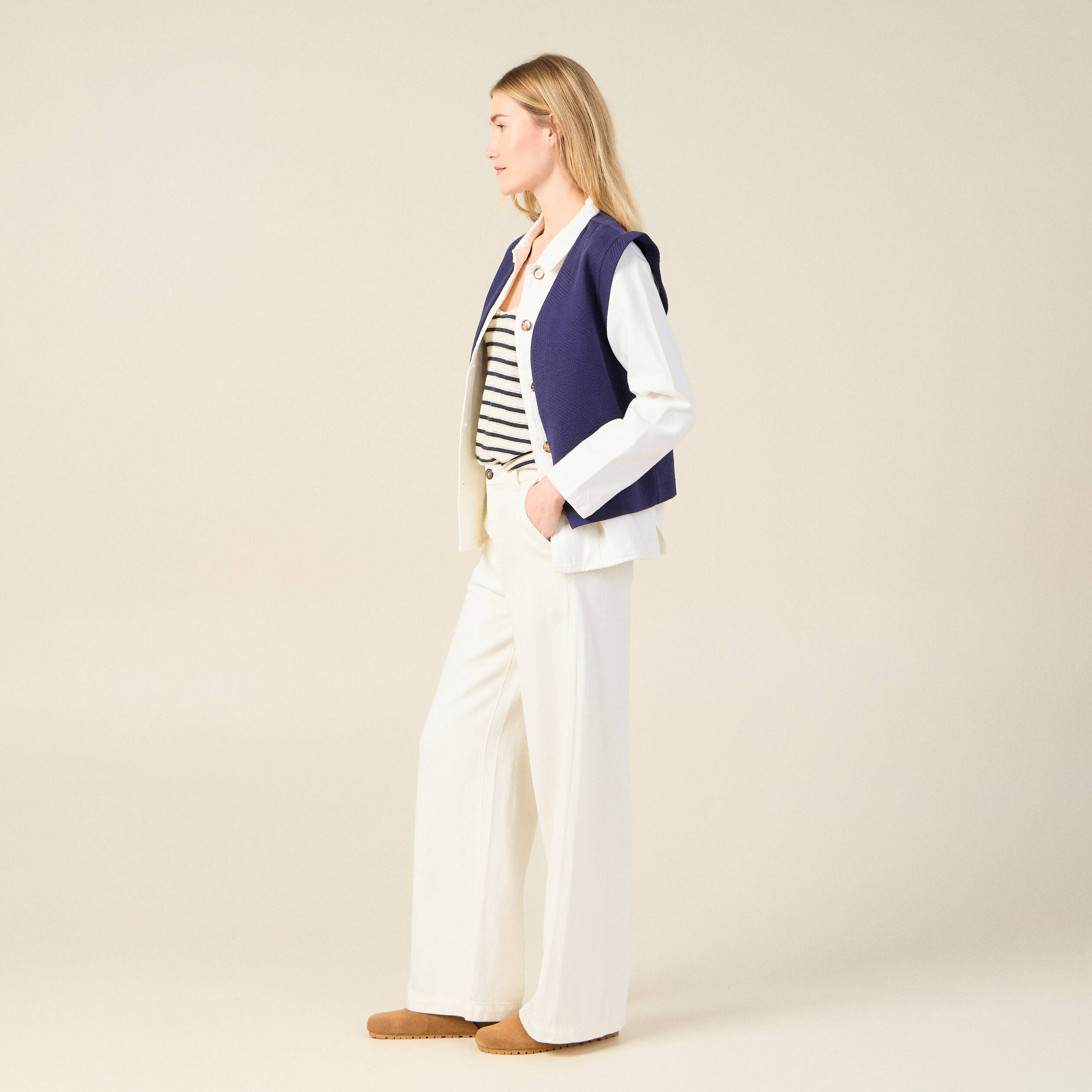 gilet sans manches bleu femme Gilet sans manches bleu femme