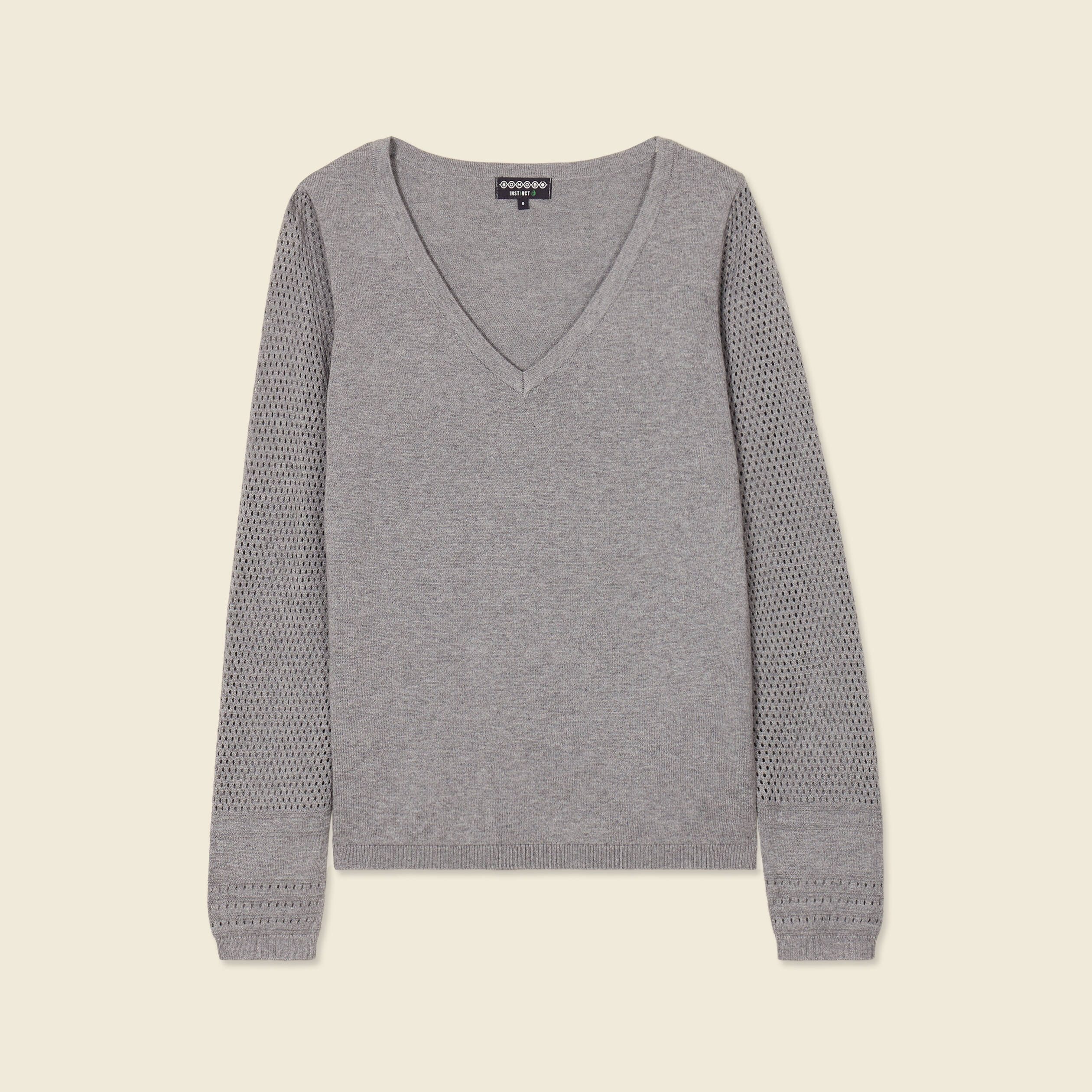 pull a manches longues gris fonce femme Pull à manches longues gris foncé femme