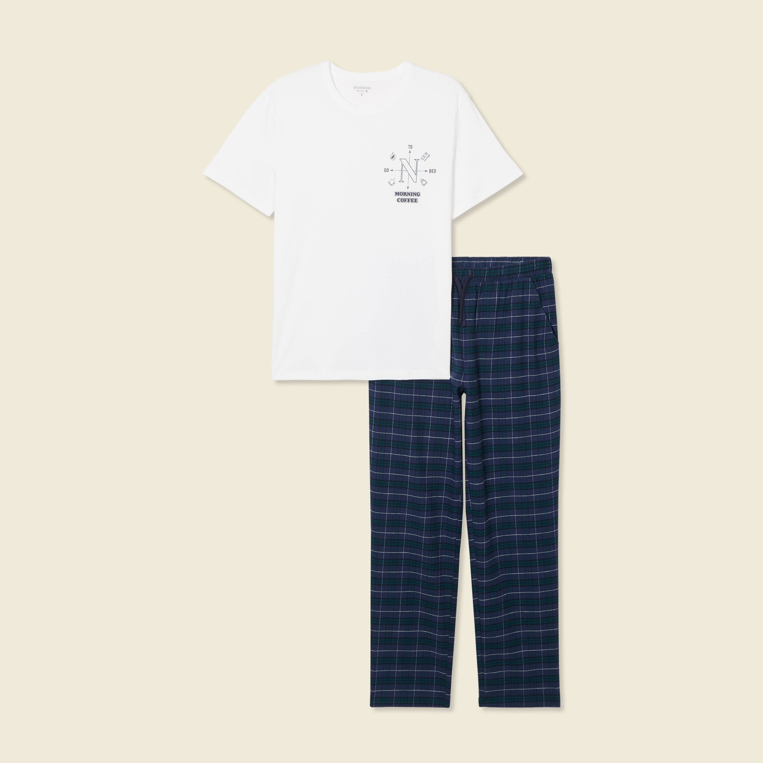 ensemble pyjama pantalon vert fonce homme Ensemble pyjama pantalon vert foncé homme