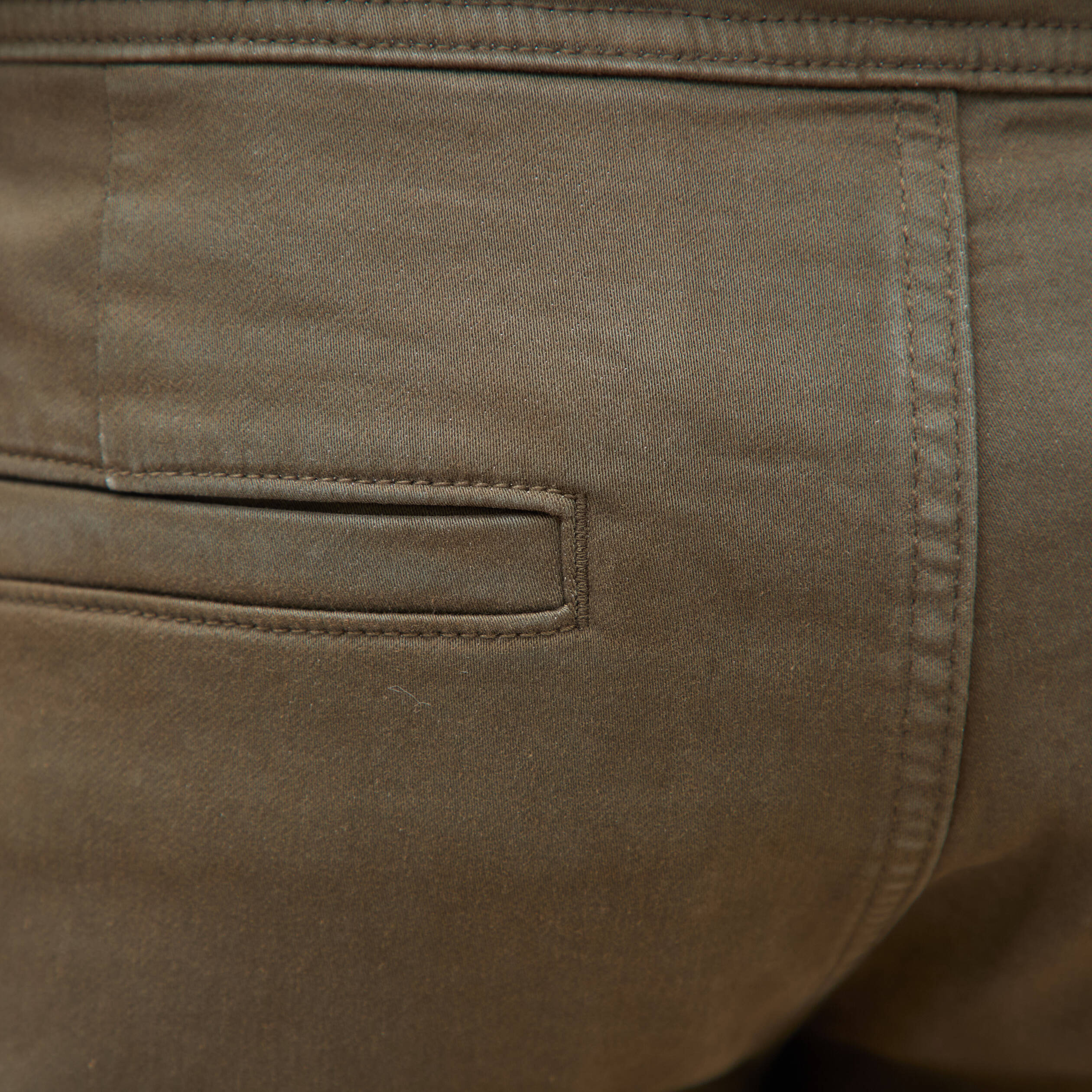 Pantalon battle bas resserr&eacute; vert kaki homme