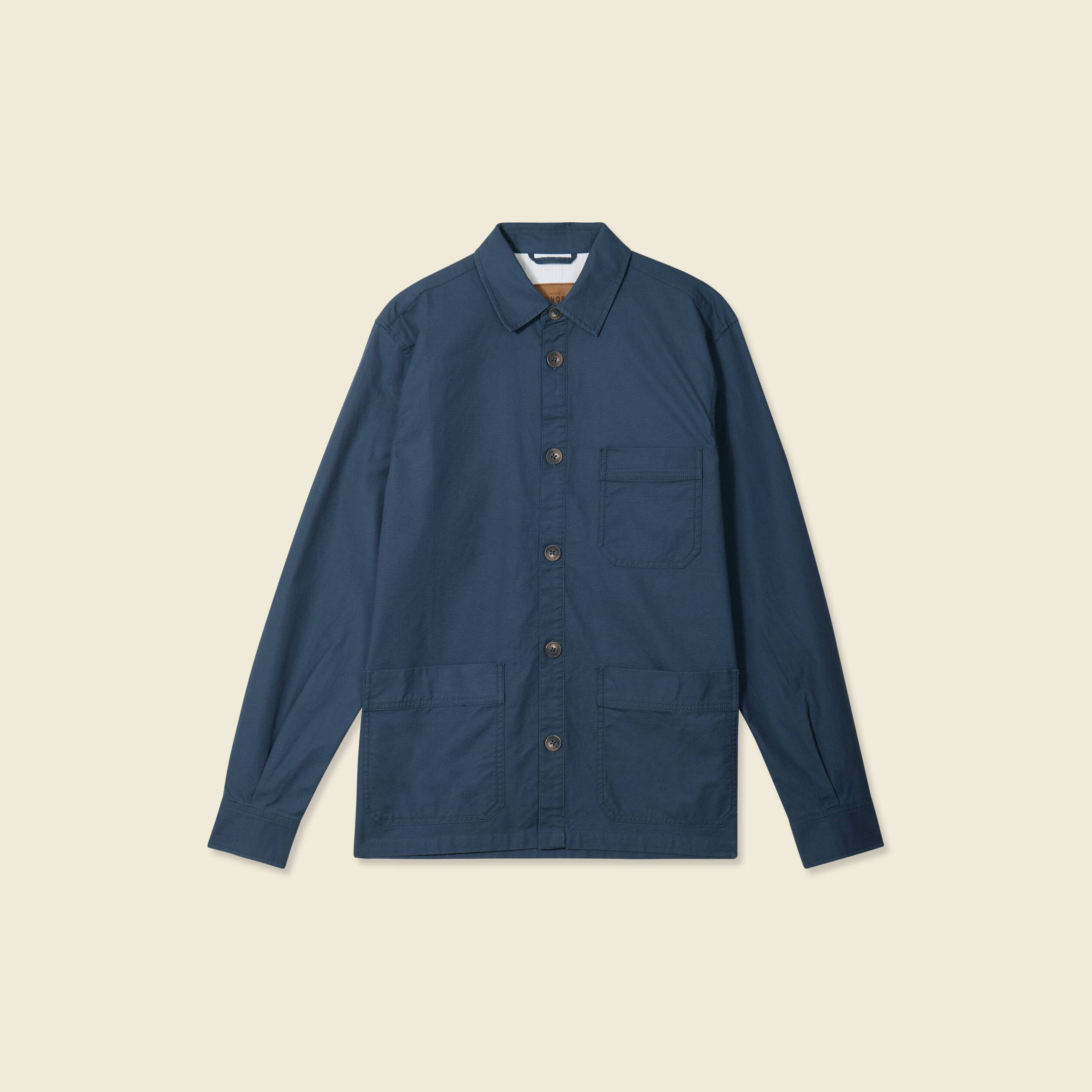 surchemise manches longues bleu marine homme Surchemise manches longues bleu marine homme