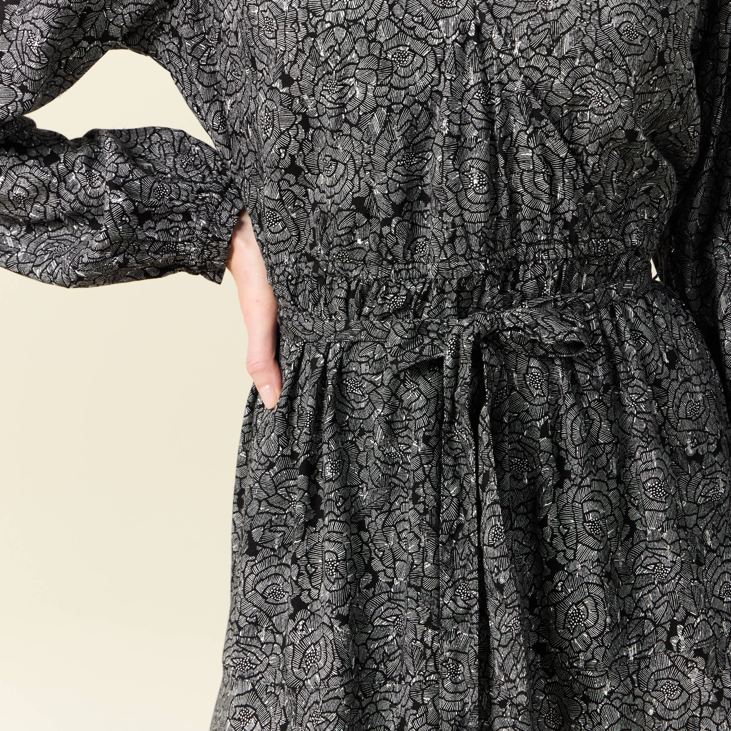 robe evasee eco responsable noir femme Robe évasée éco-responsable noir femme