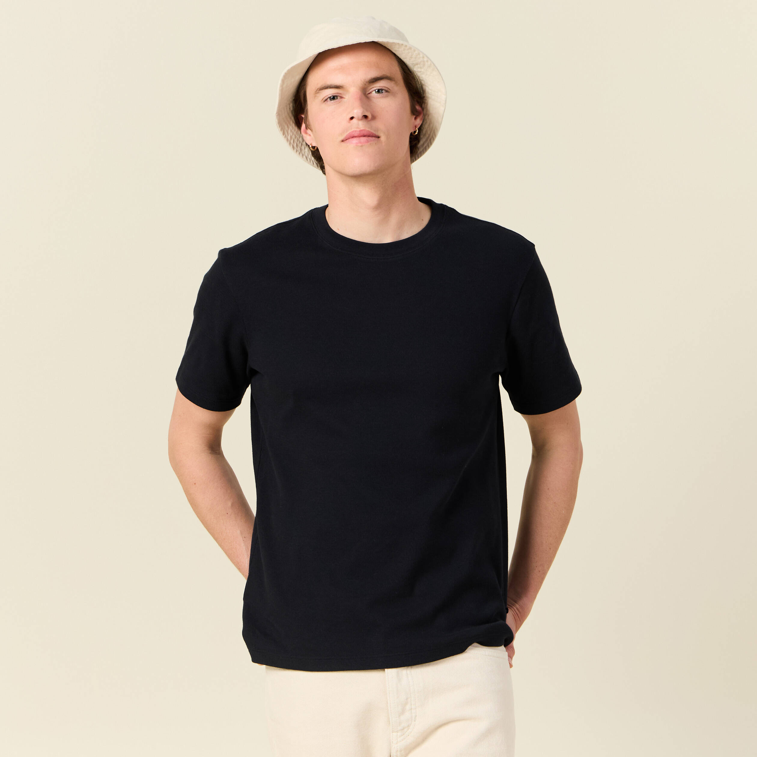 t shirt manches courtes noir homme T-shirt manches courtes noir homme
