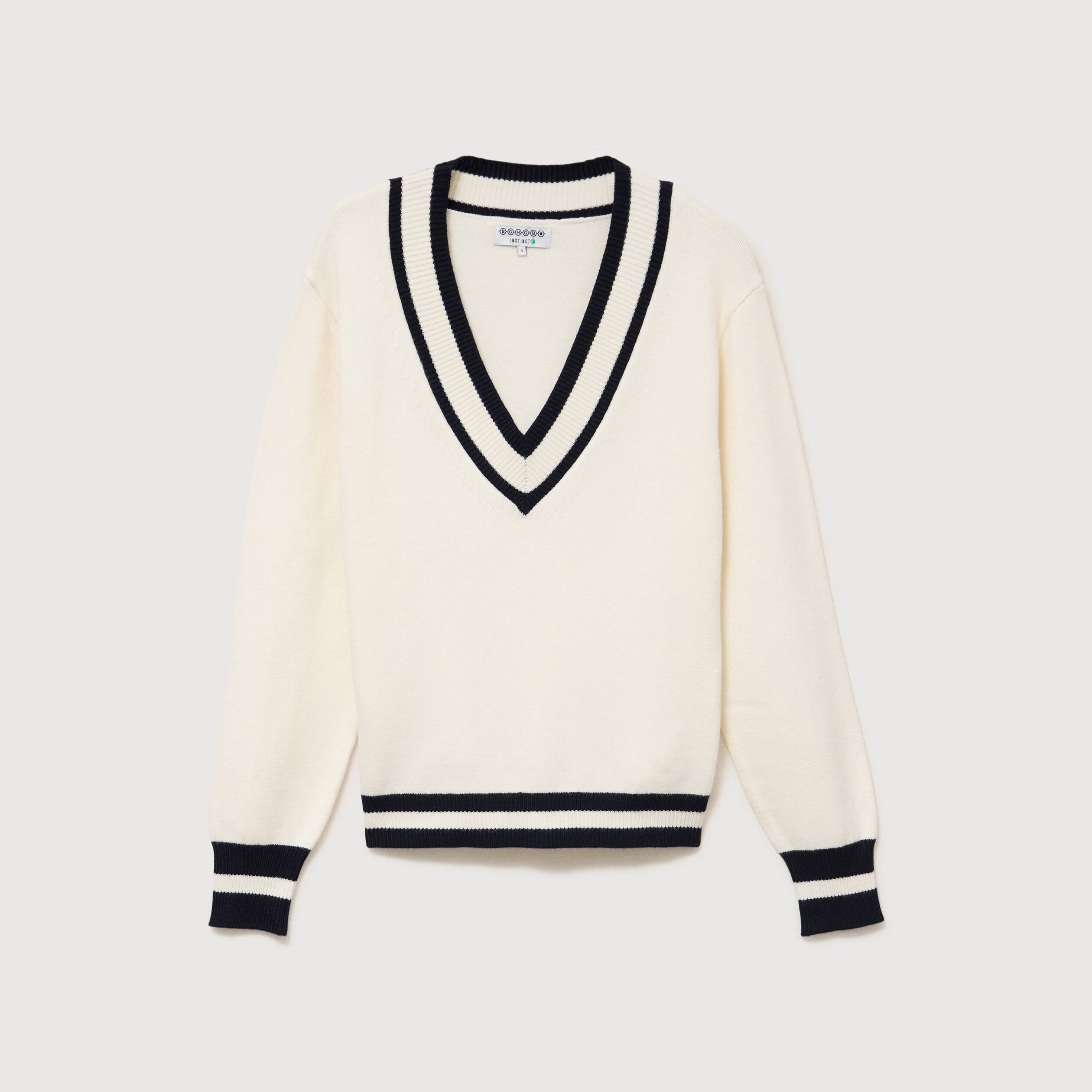 Pull manches longues ecru femme