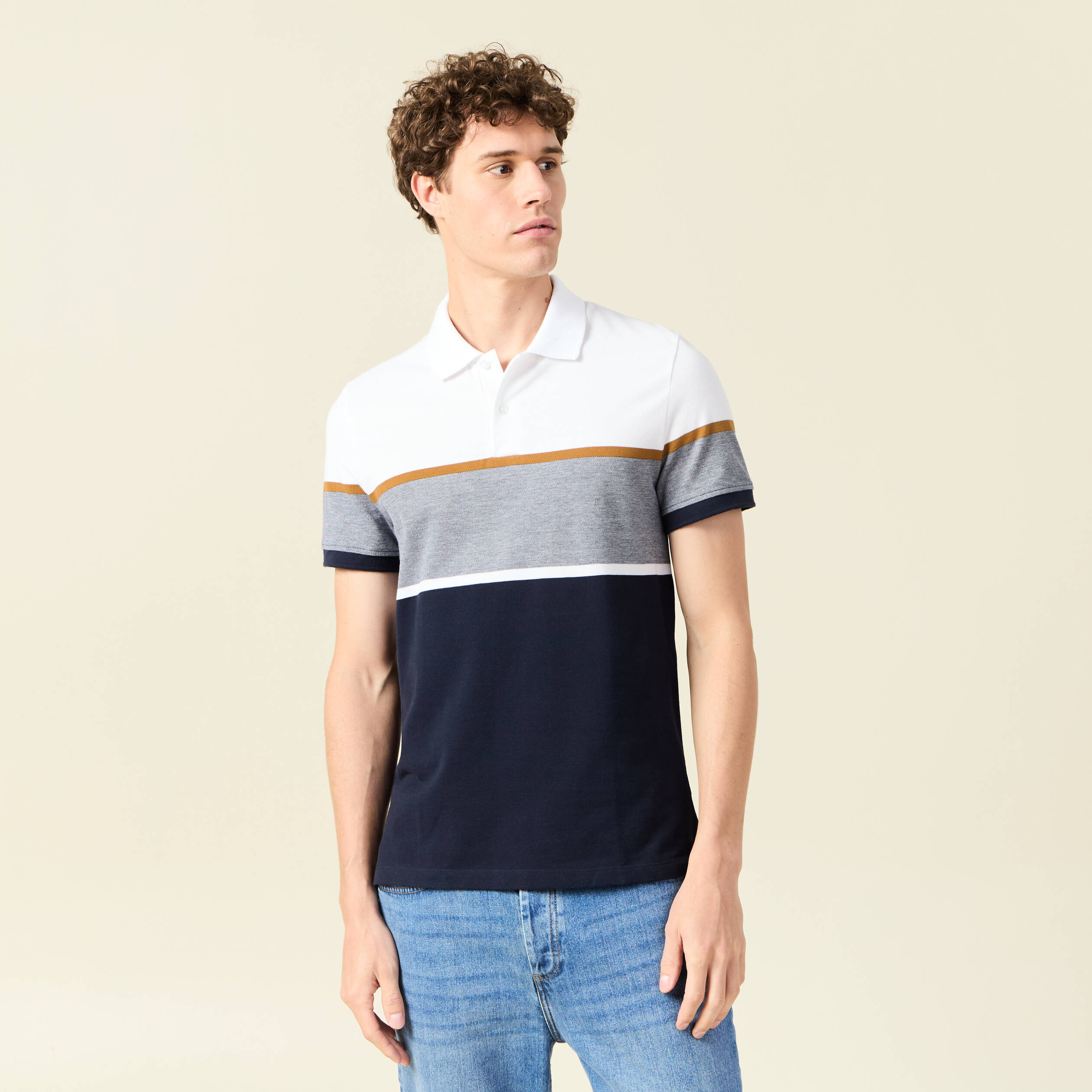 polo manches courtes blanc homme Polo manches courtes blanc homme
