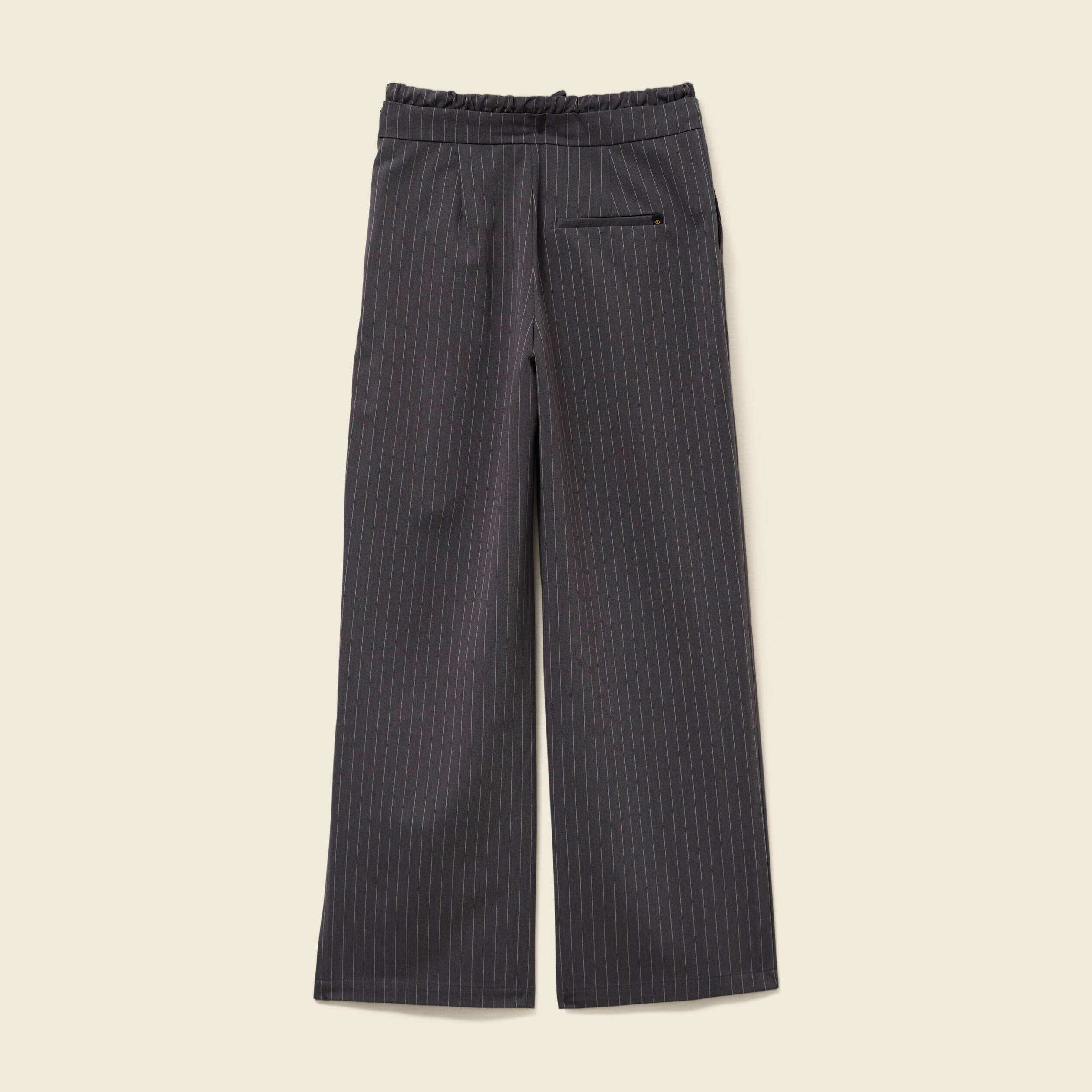pantalon large ceinture tissu fluide gris femme Pantalon large ceinture tissu fluide gris femme
