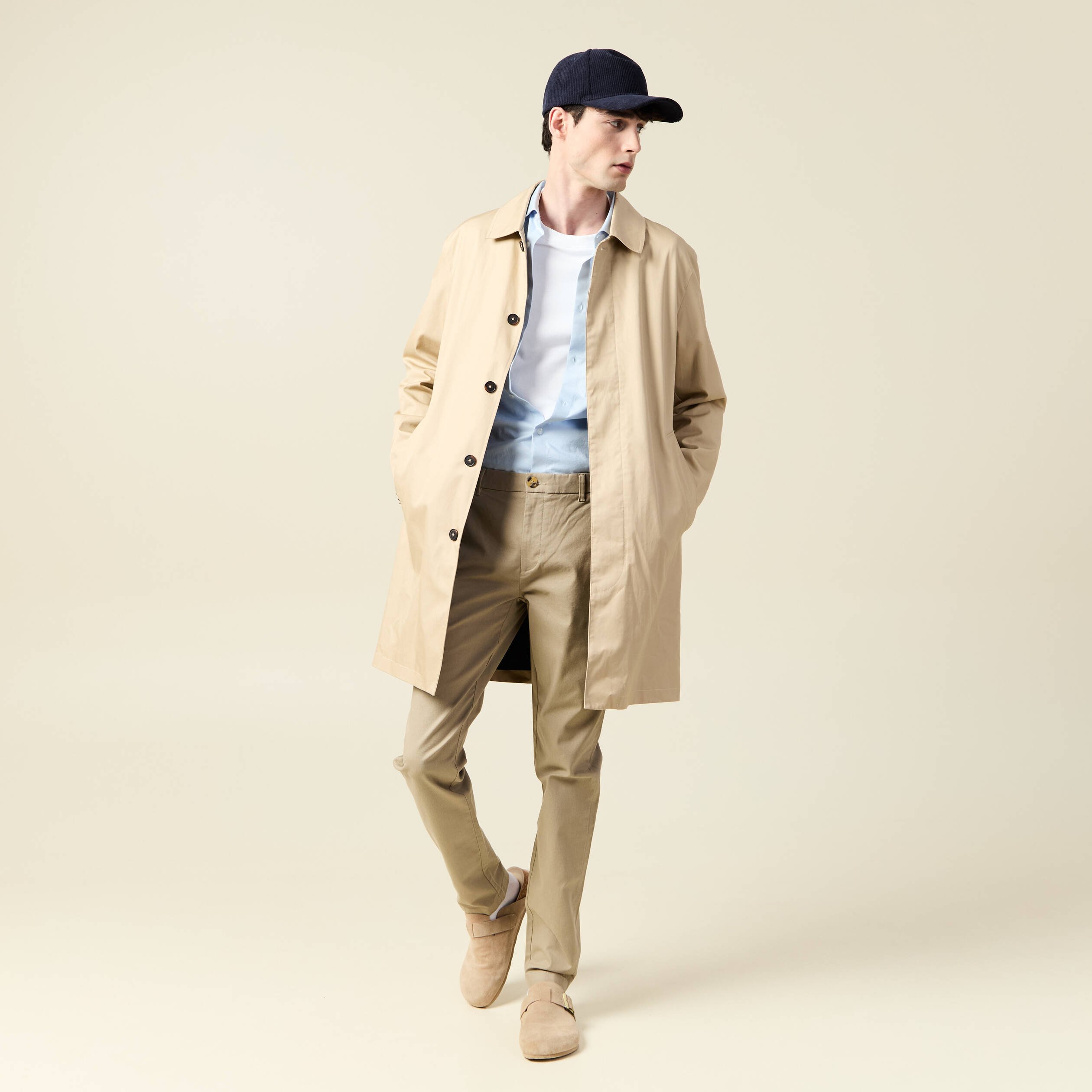 pantalon chino slim gris homme Pantalon chino slim gris homme