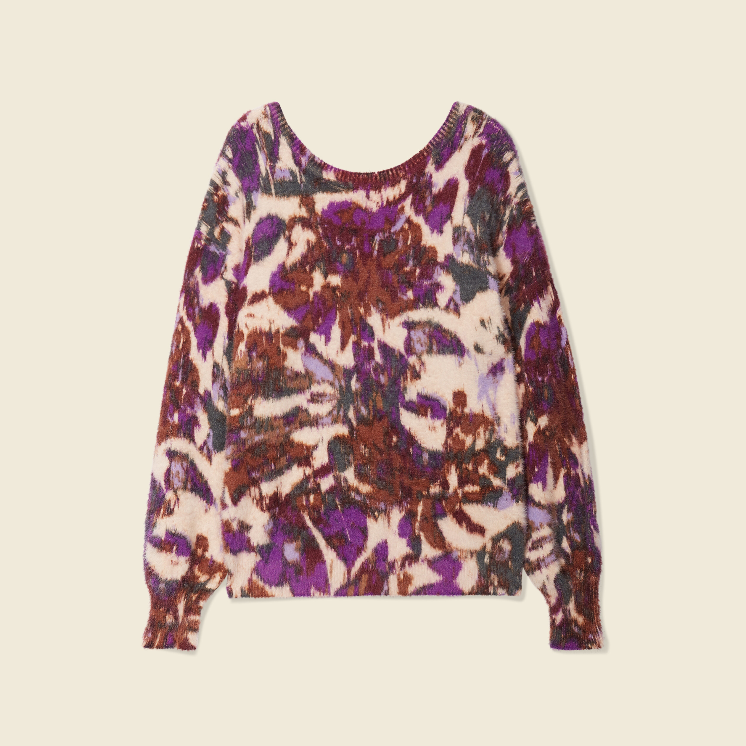 pull manches longues violet femme Pull manches longues violet femme