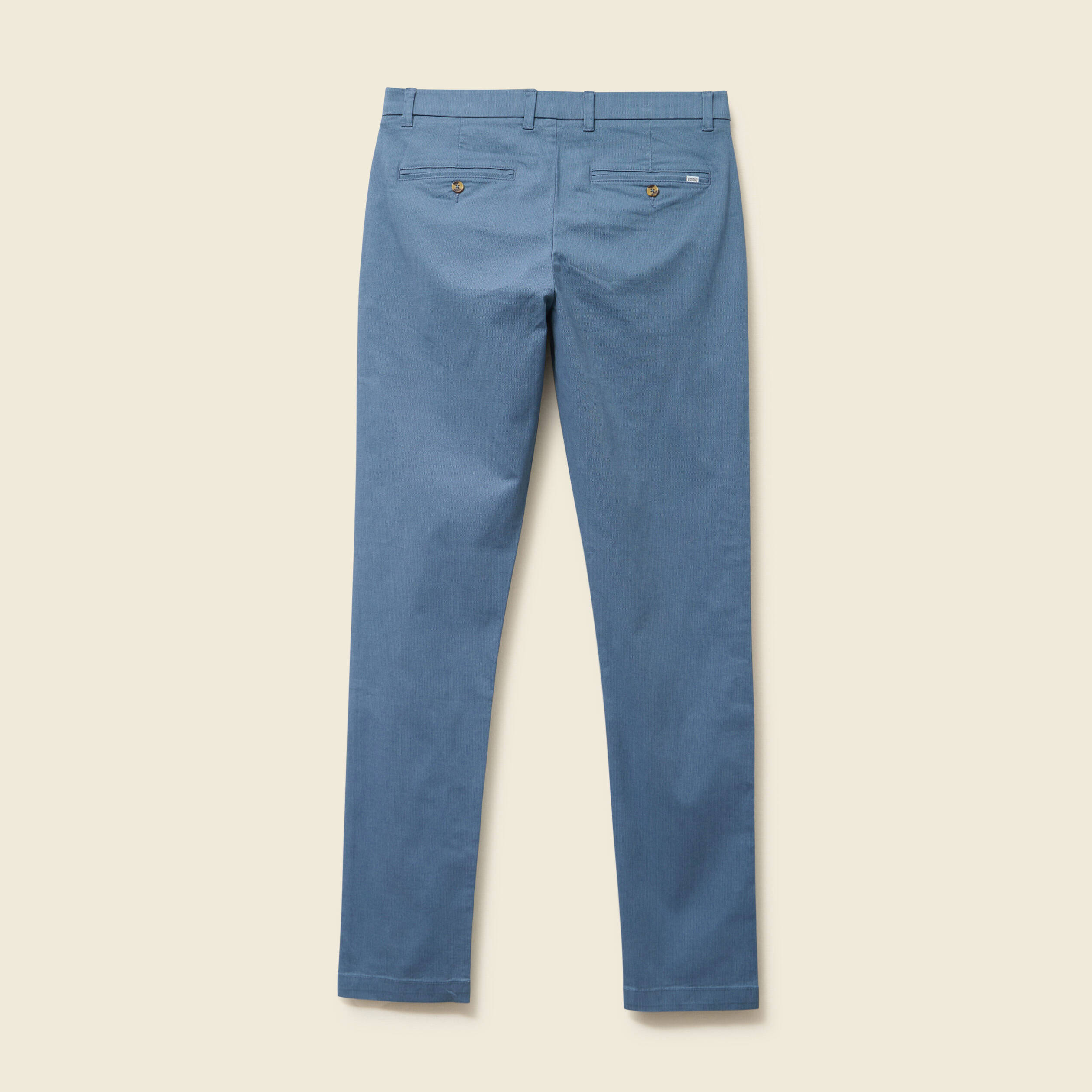 Pantalon chino slim bleu foncé homme