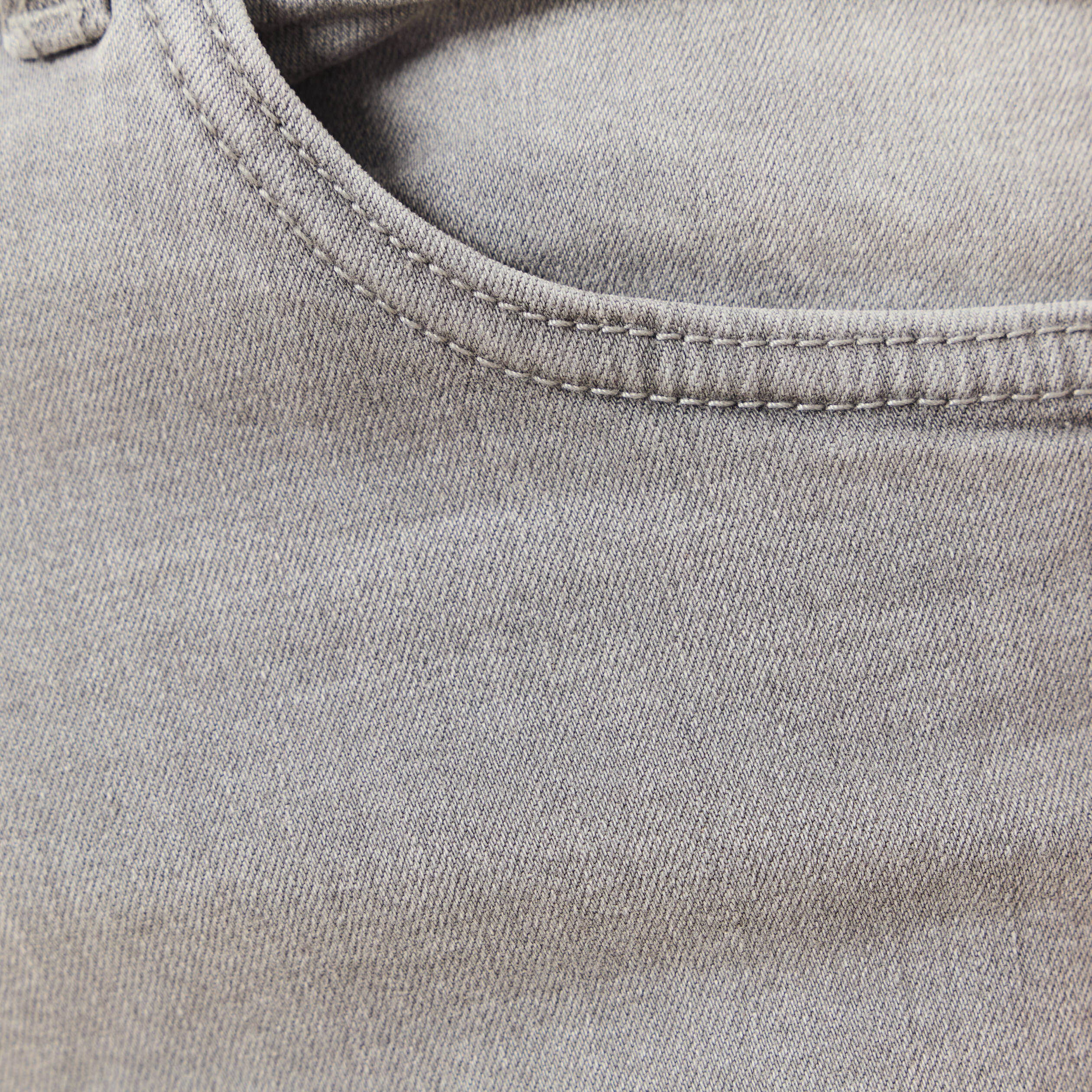 Jeans slim longueur 32 denim snow gris homme