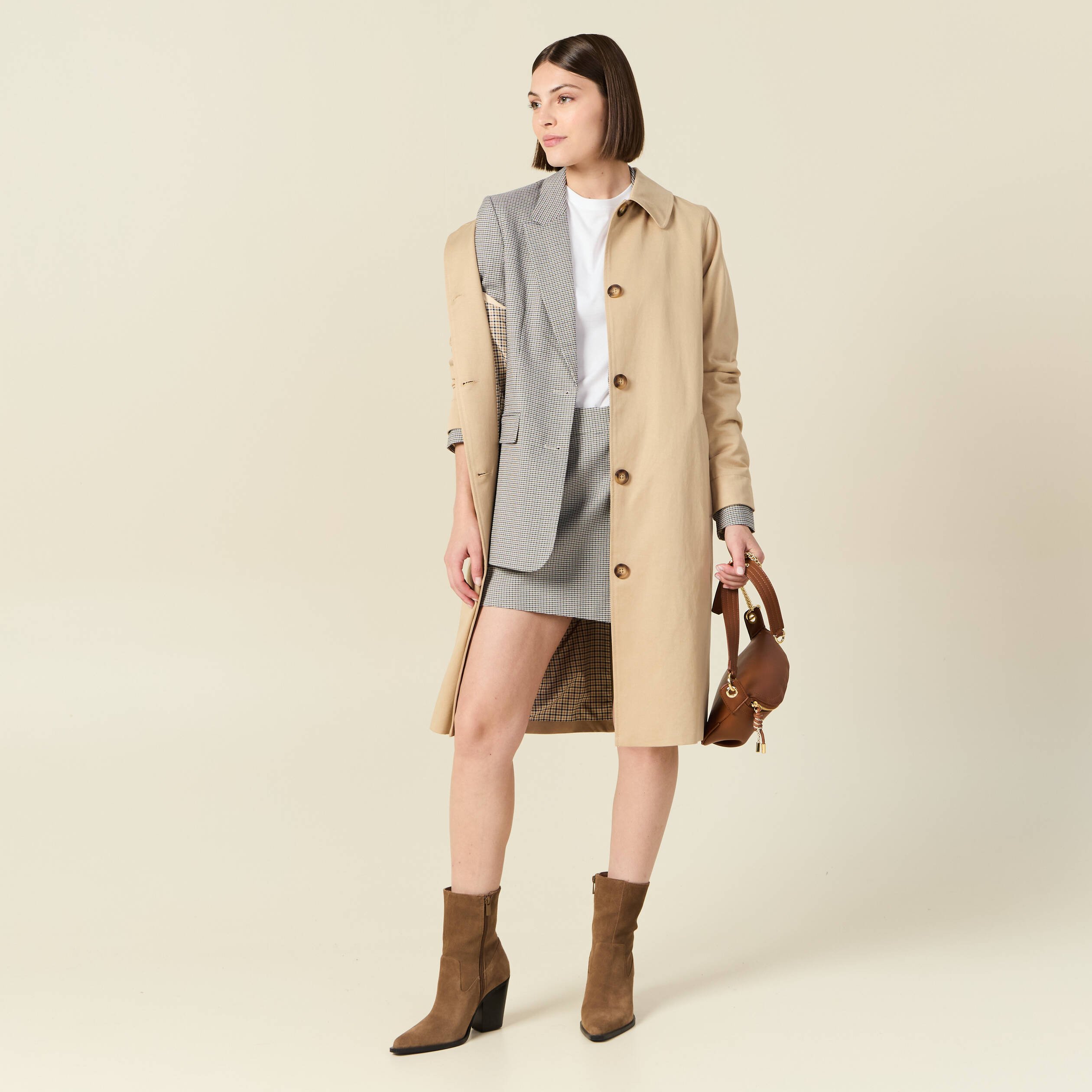 veste blazer eco responsable bleu marine femme Veste blazer éco-responsable bleu marine femme