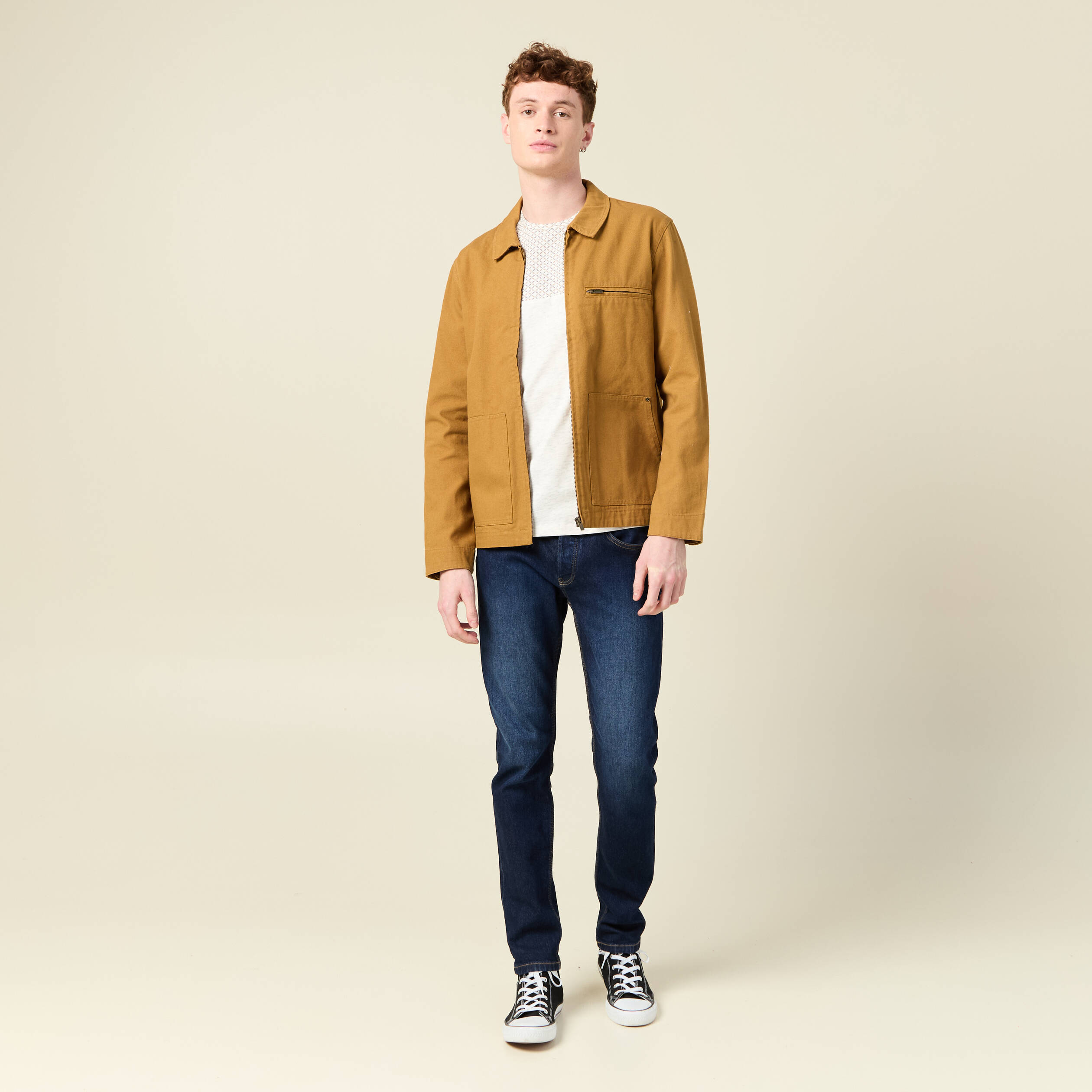t shirt manches courtes blanc homme T-shirt manches courtes blanc homme