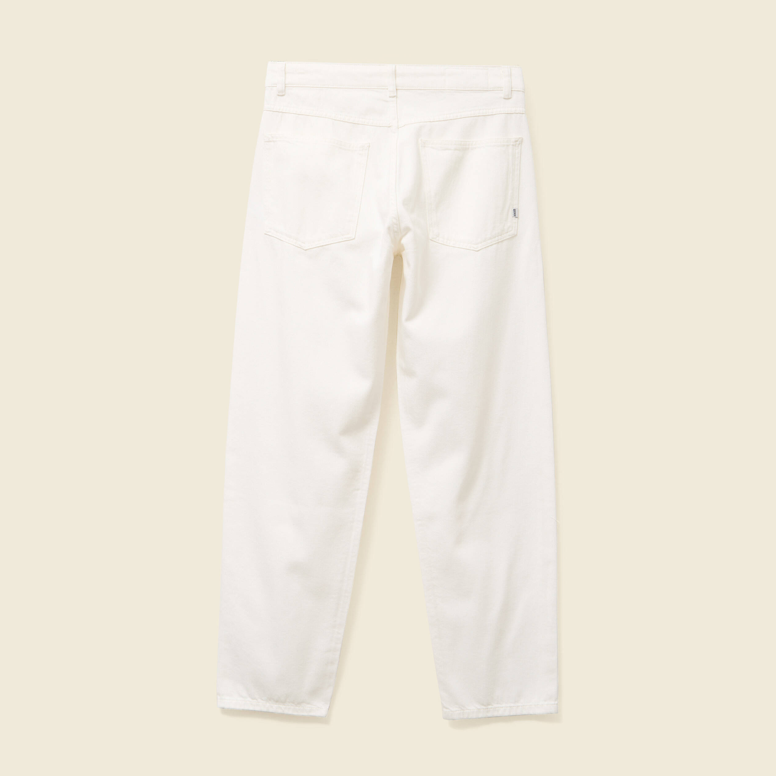 Jeans chino droit longueur 32 denim blanc homme