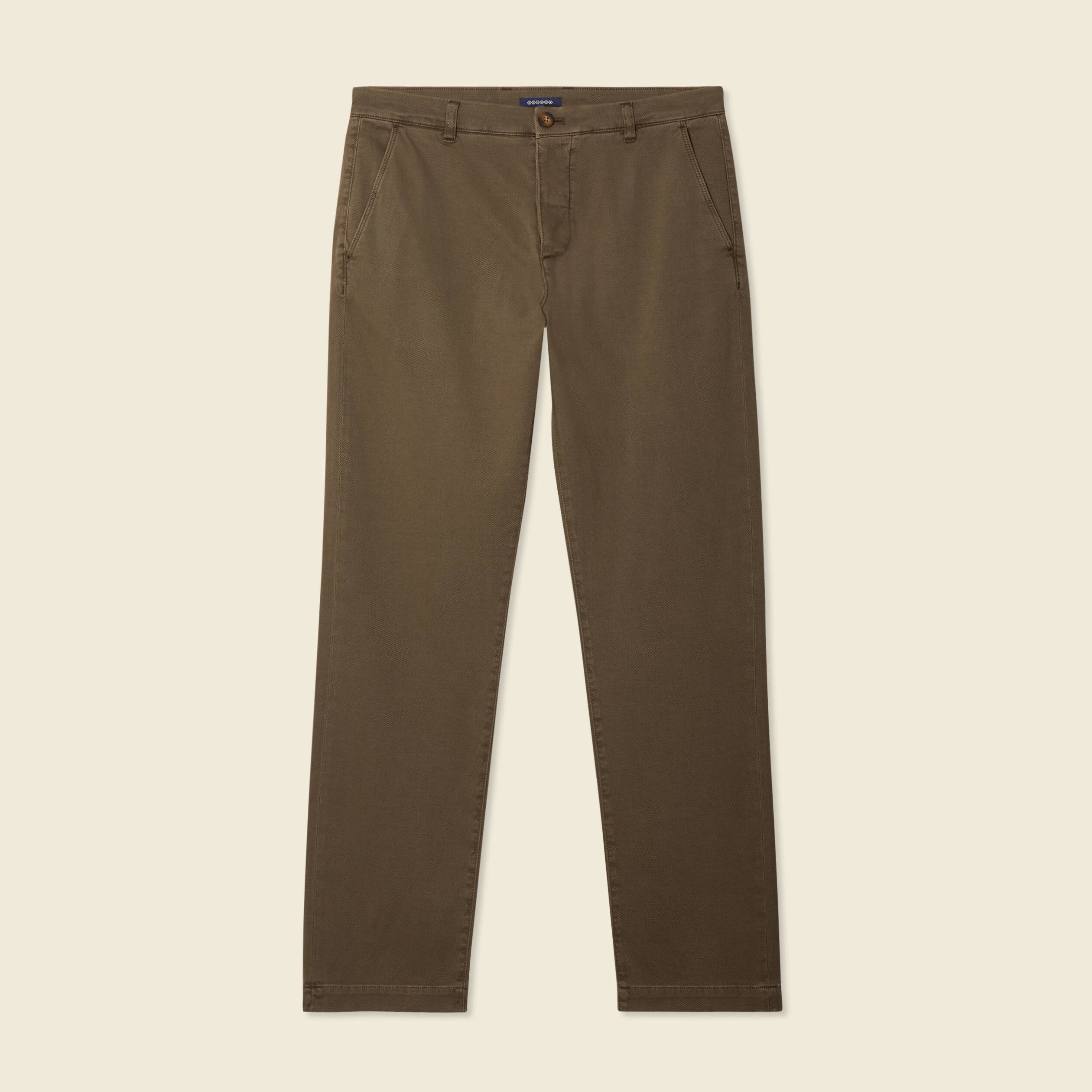 pantalon chino straight camel homme Pantalon chino straight camel homme