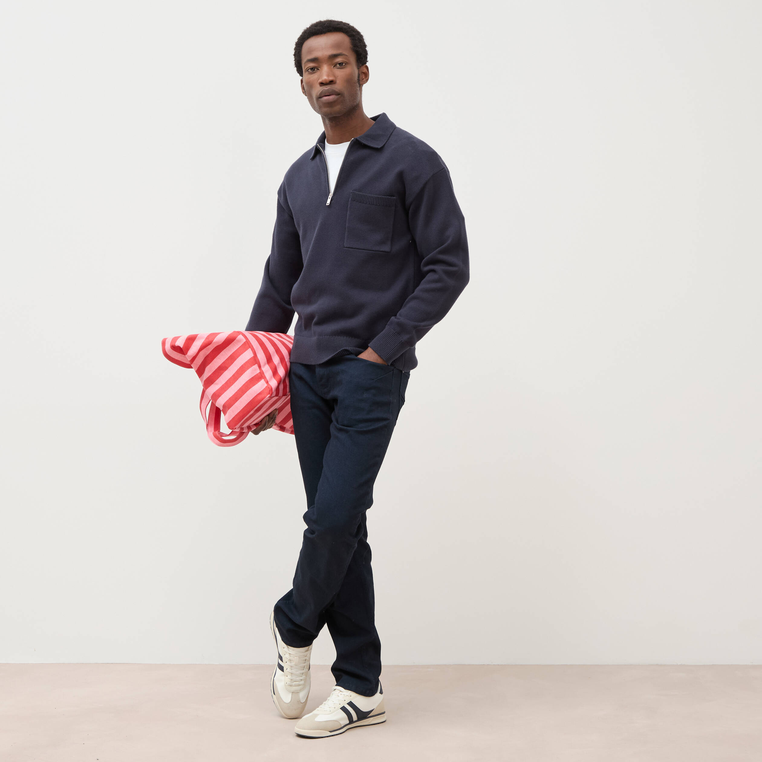 Jeans regular denim brut homme