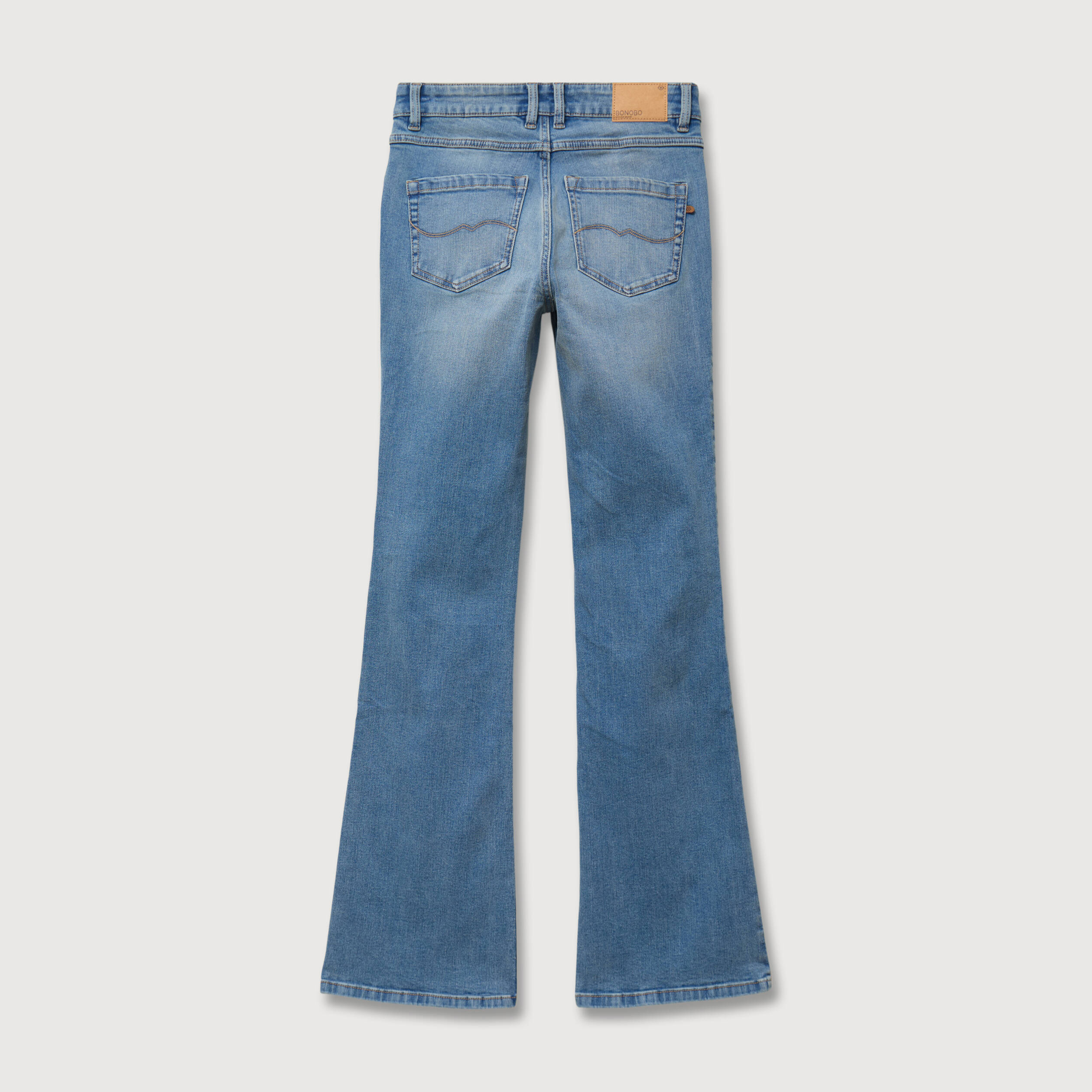 Jeans bootcut bleu femme