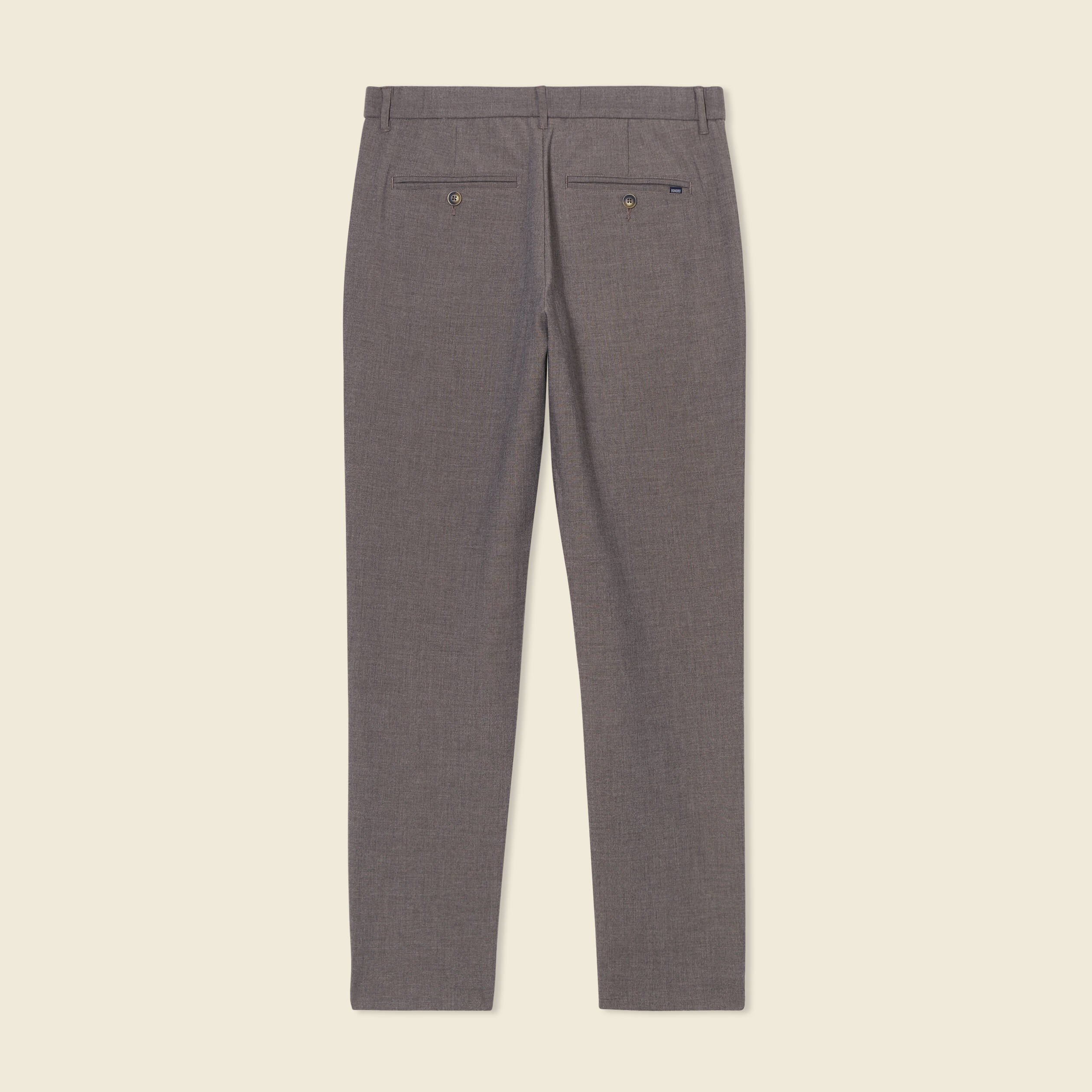 pantalon chino jogger taupe homme Pantalon chino jogger taupe homme