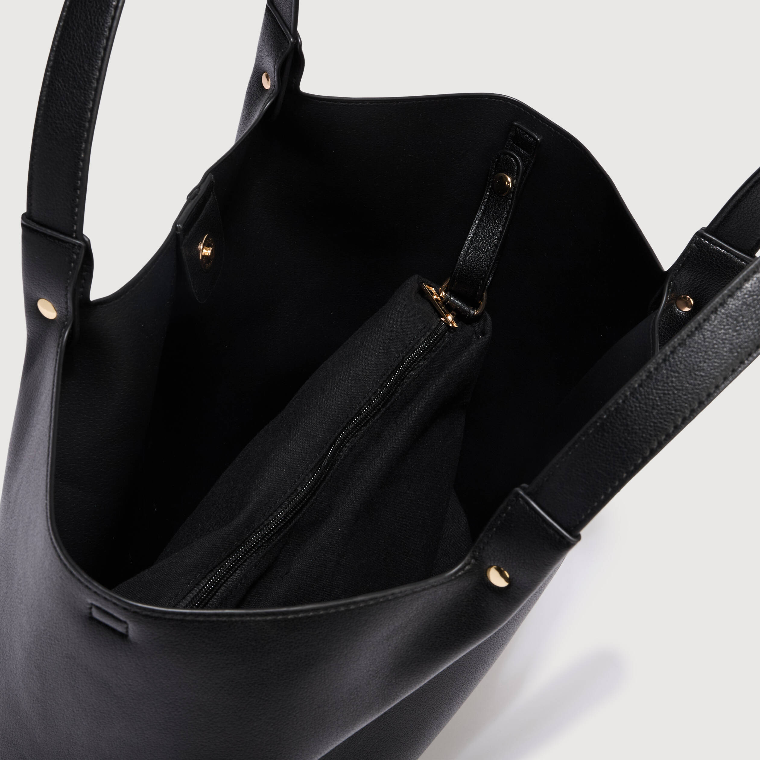 Sac cabas noir femme