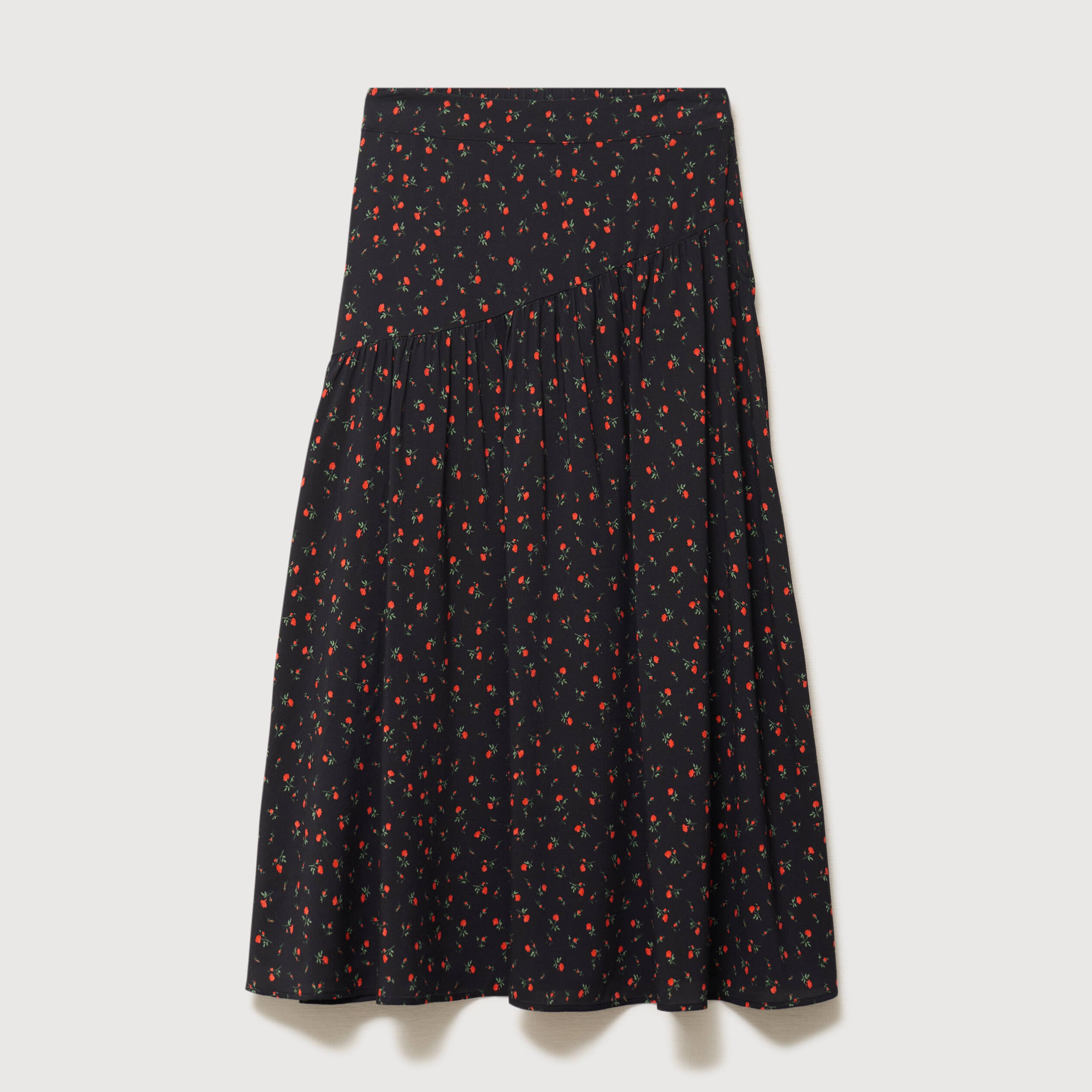 Jupe longue noir femme