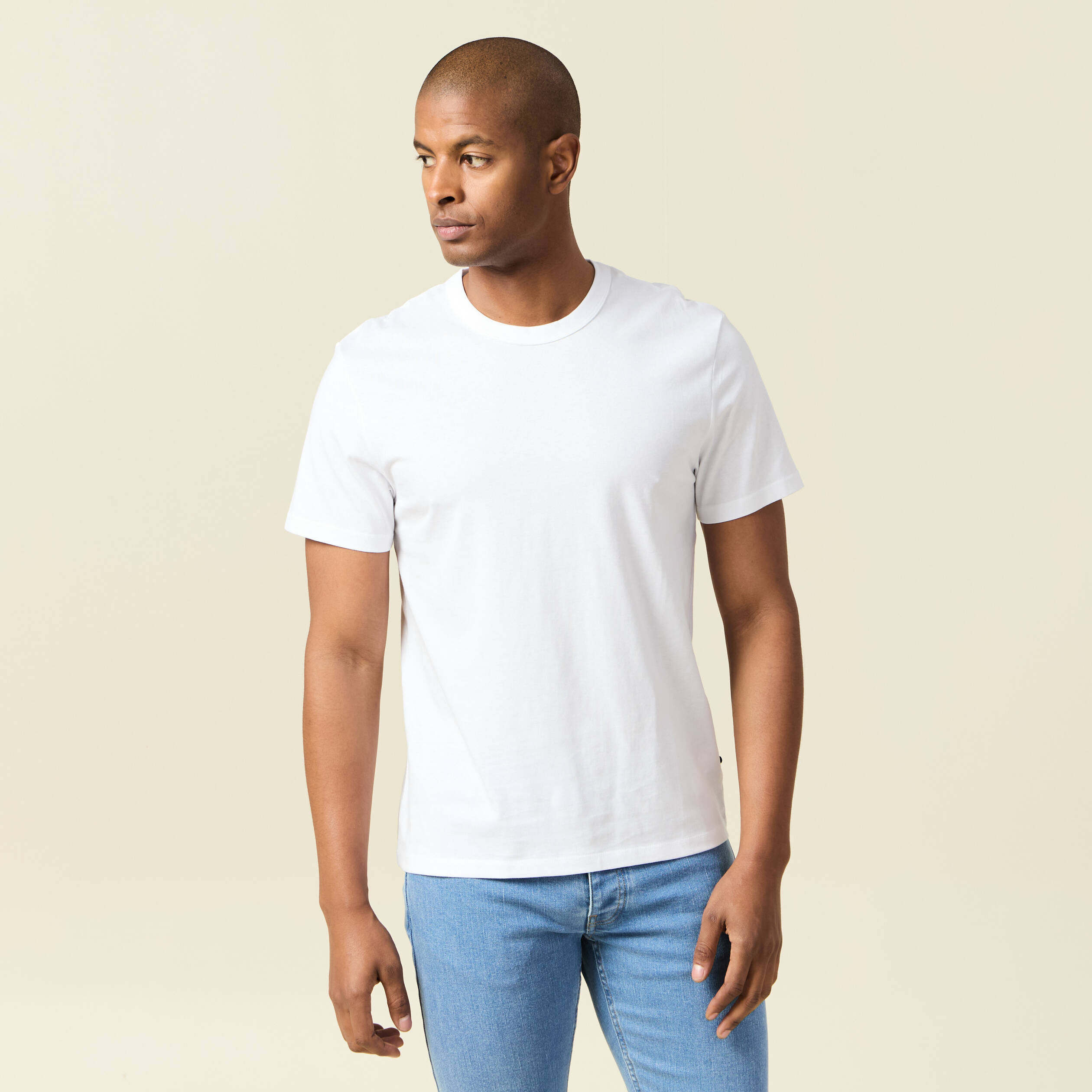 t shirt eco responsable blanc homme T-shirt éco-responsable blanc homme