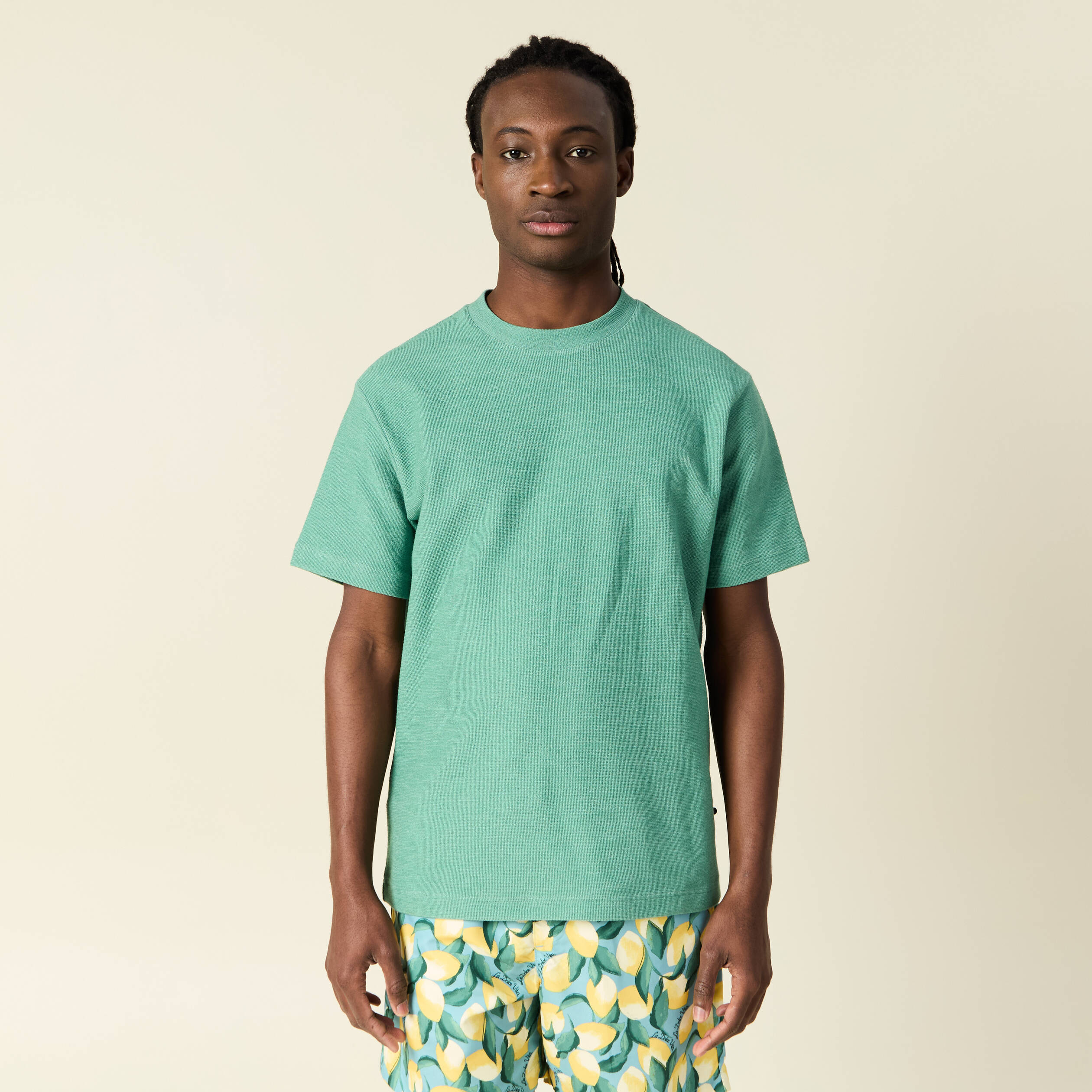 t shirt manches courtes vert homme T-shirt manches courtes vert homme
