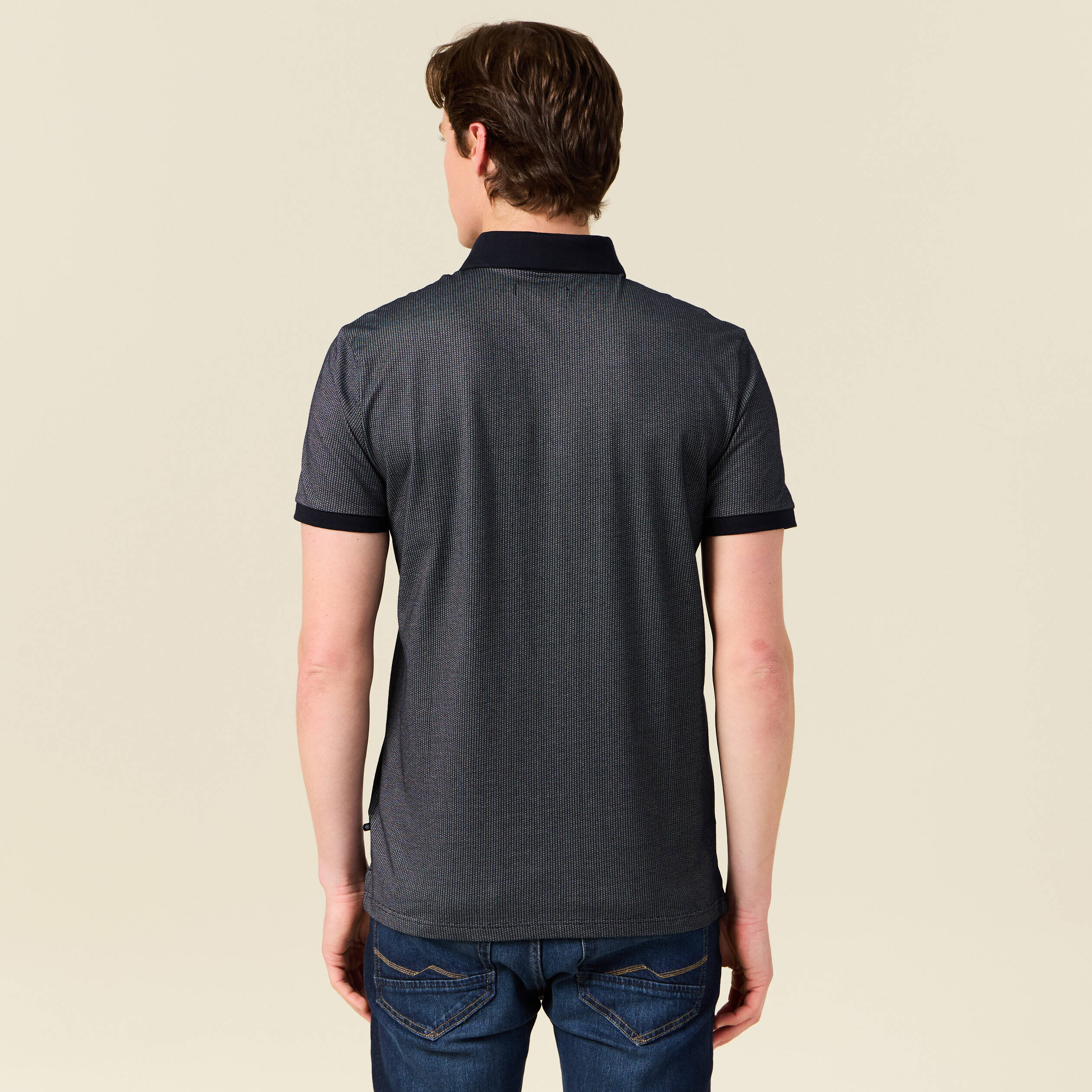 polo manches courtes bleu marine homme Polo manches courtes bleu marine homme