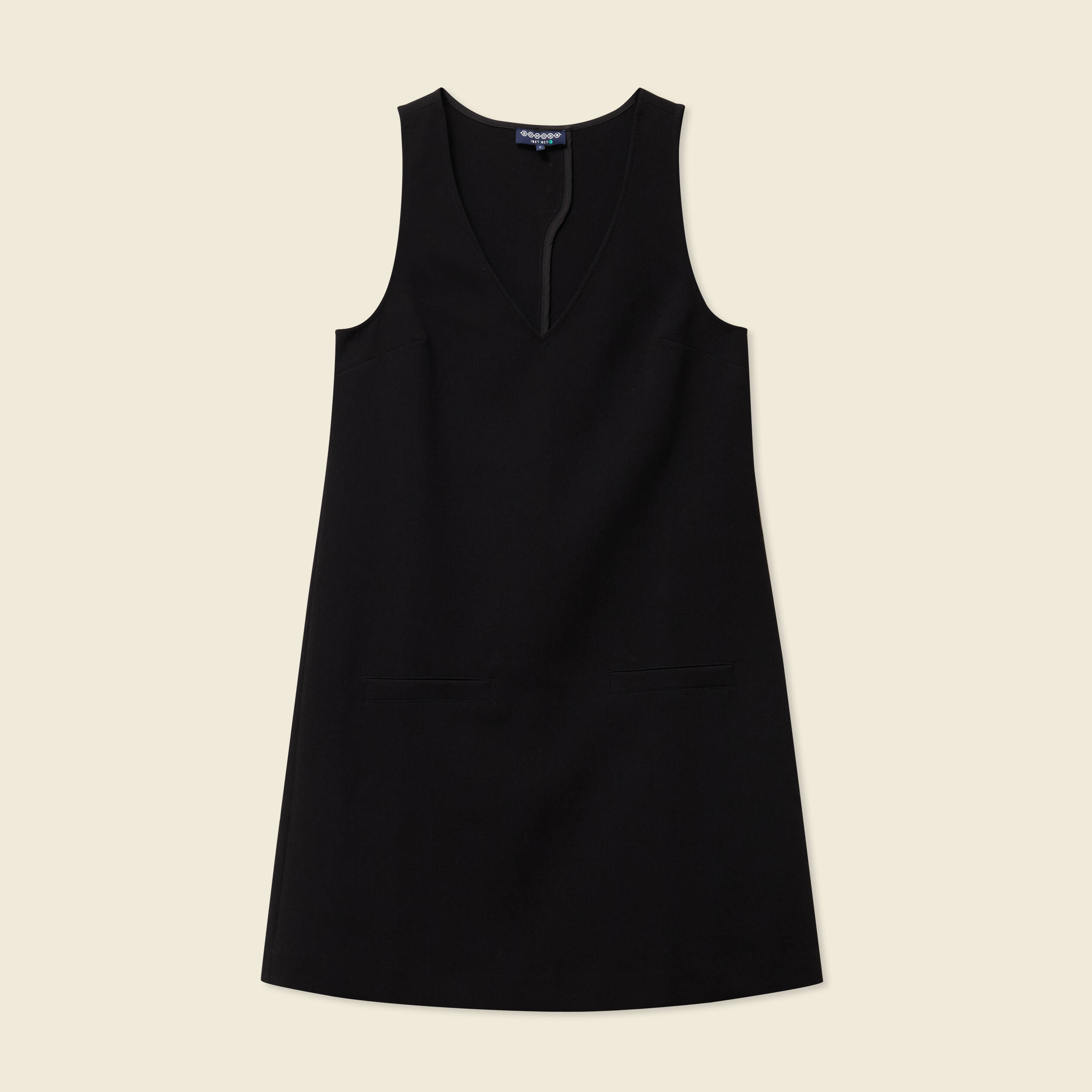 robe chasuble trapeze noir femme Robe chasuble trapèze noir femme