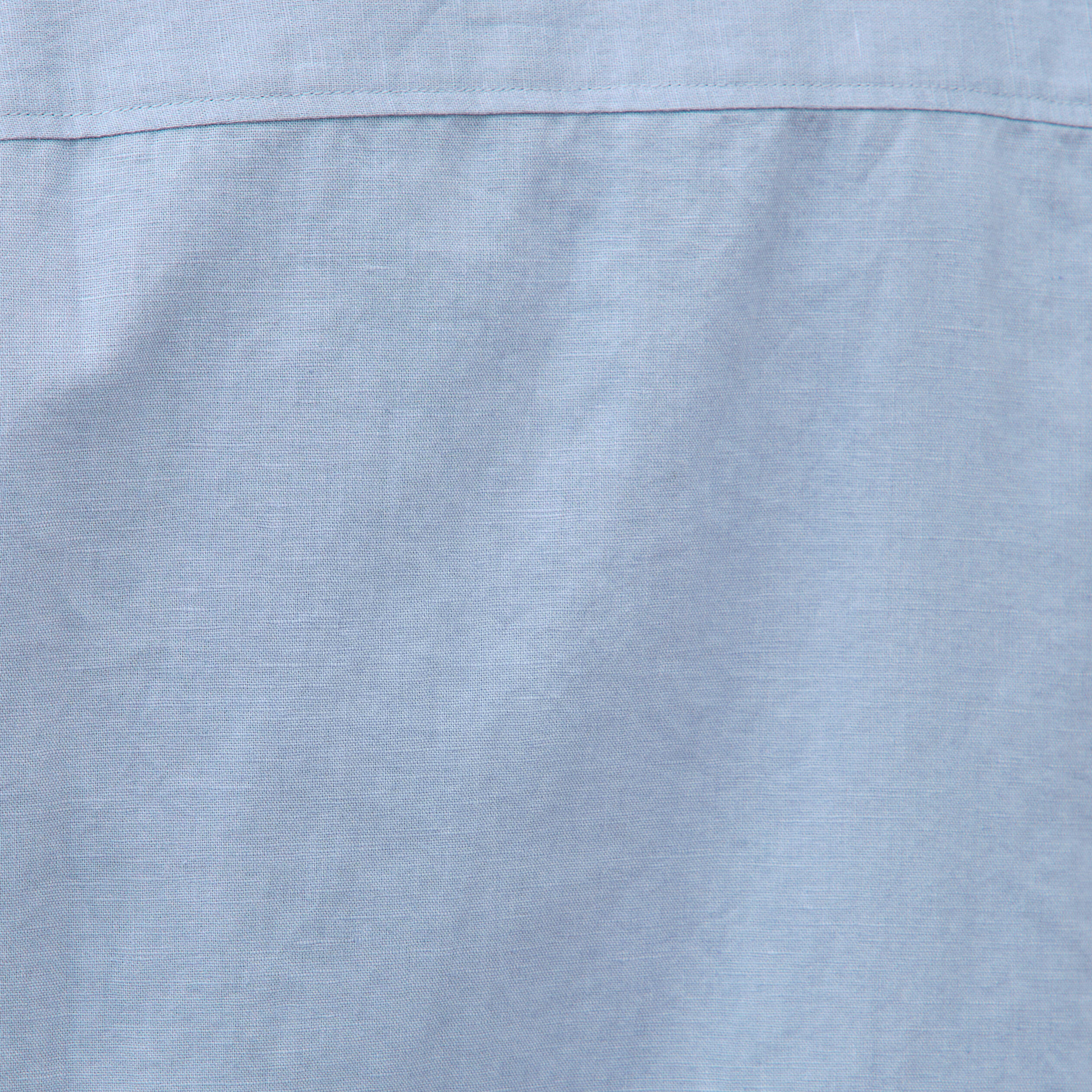 Chemise manches longues bleu gris homme