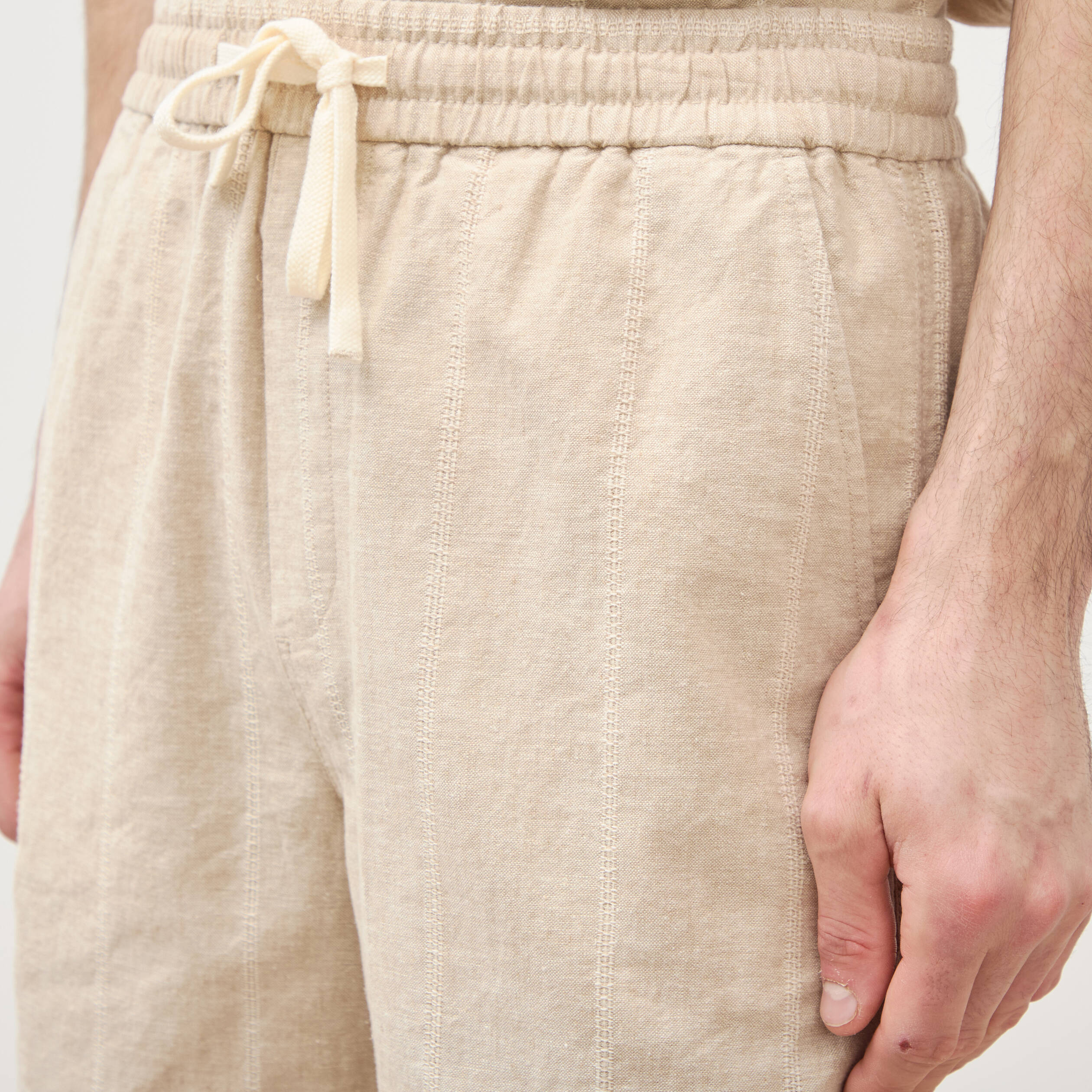 Bermuda vert clair homme
