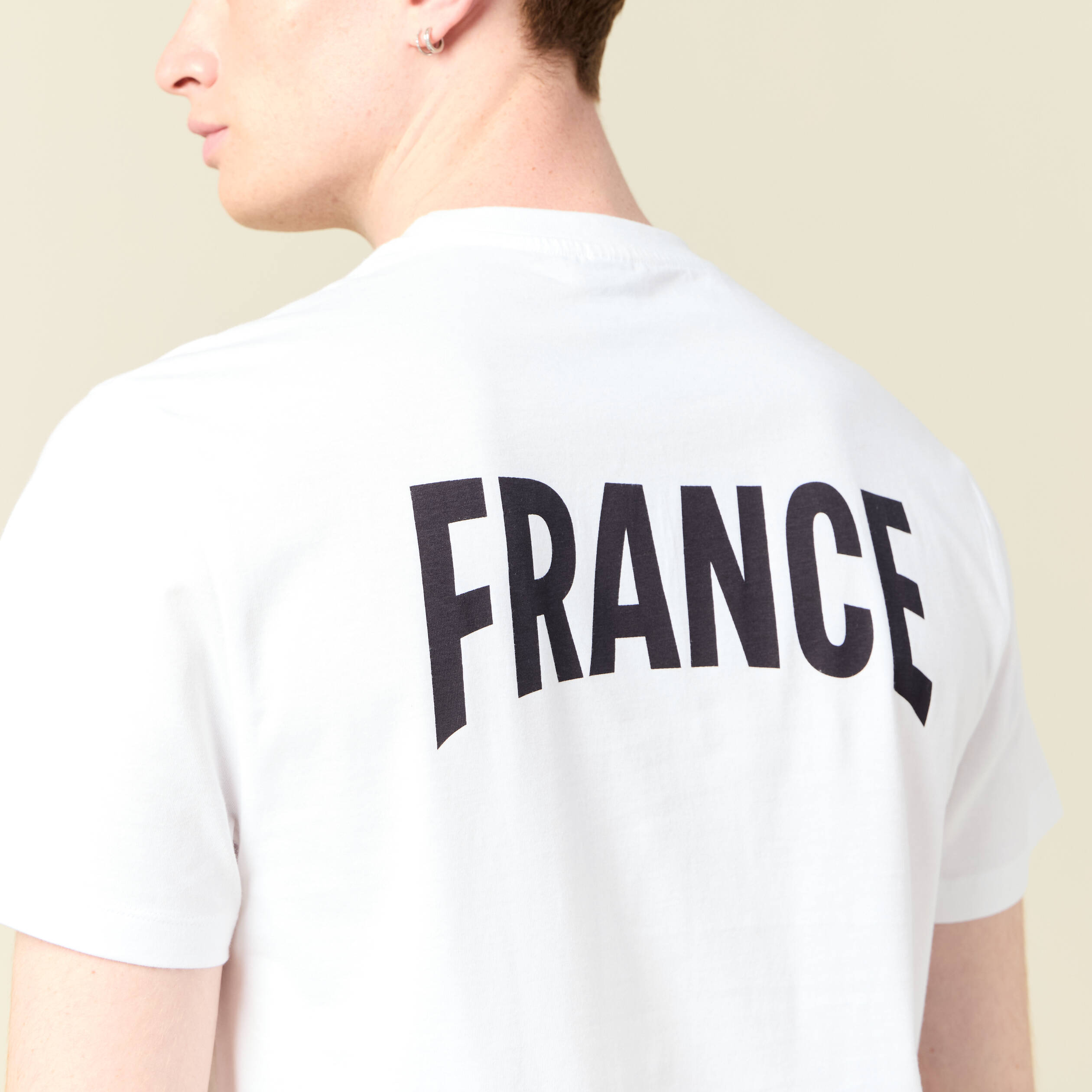 t shirt manches courtes blanc homme T-shirt manches courtes blanc homme
