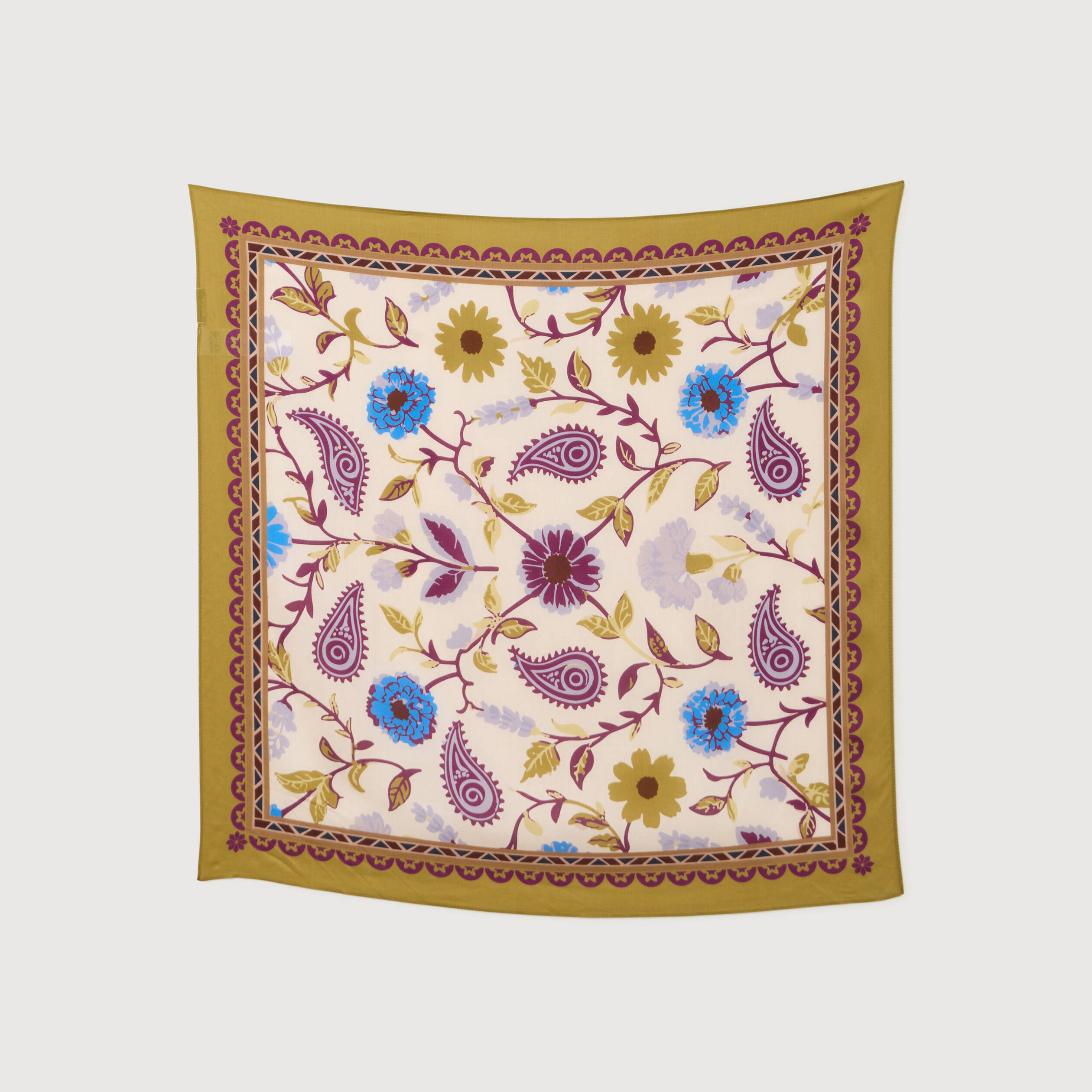 Foulard taupe femme