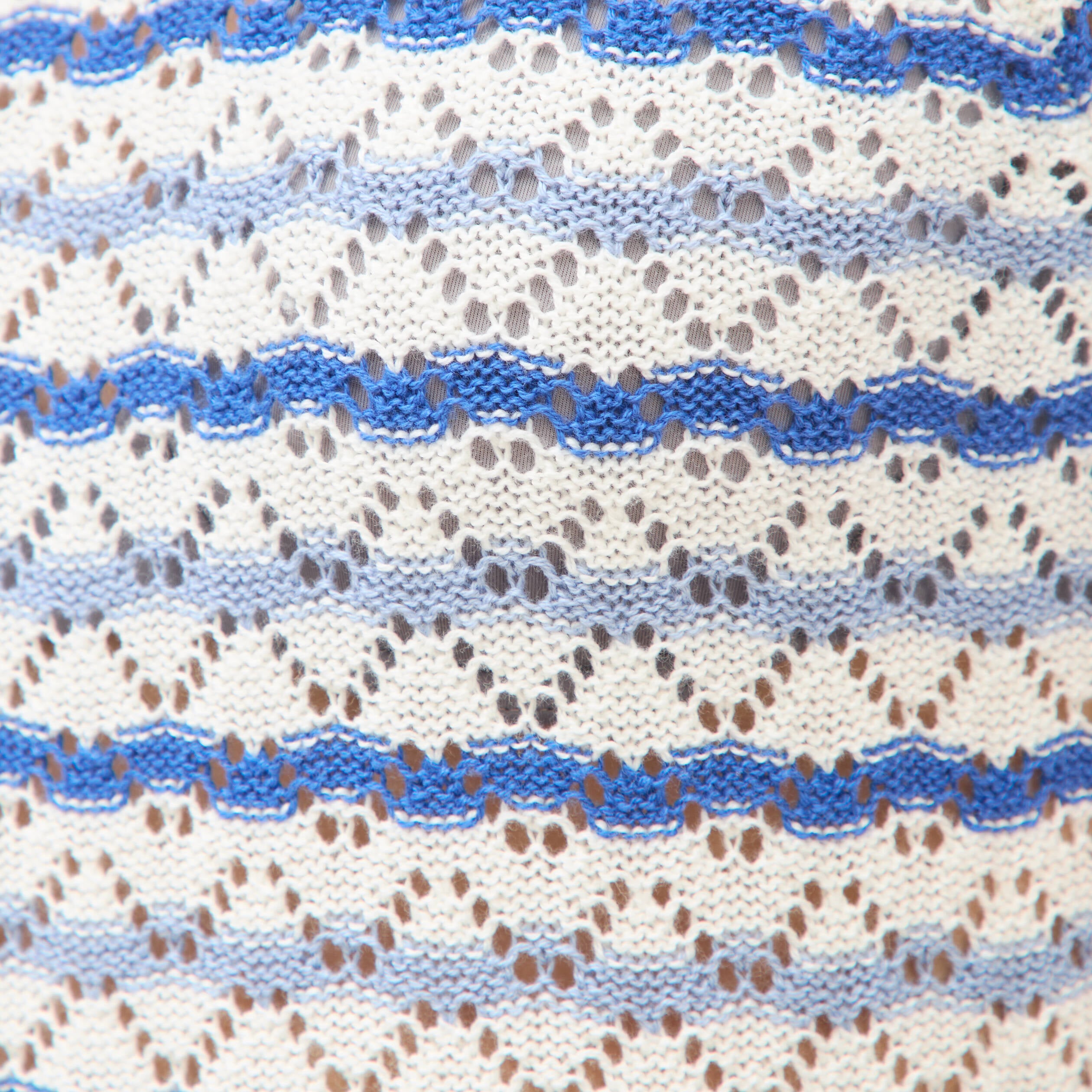 Pull col bateau manches courtes bleu femme