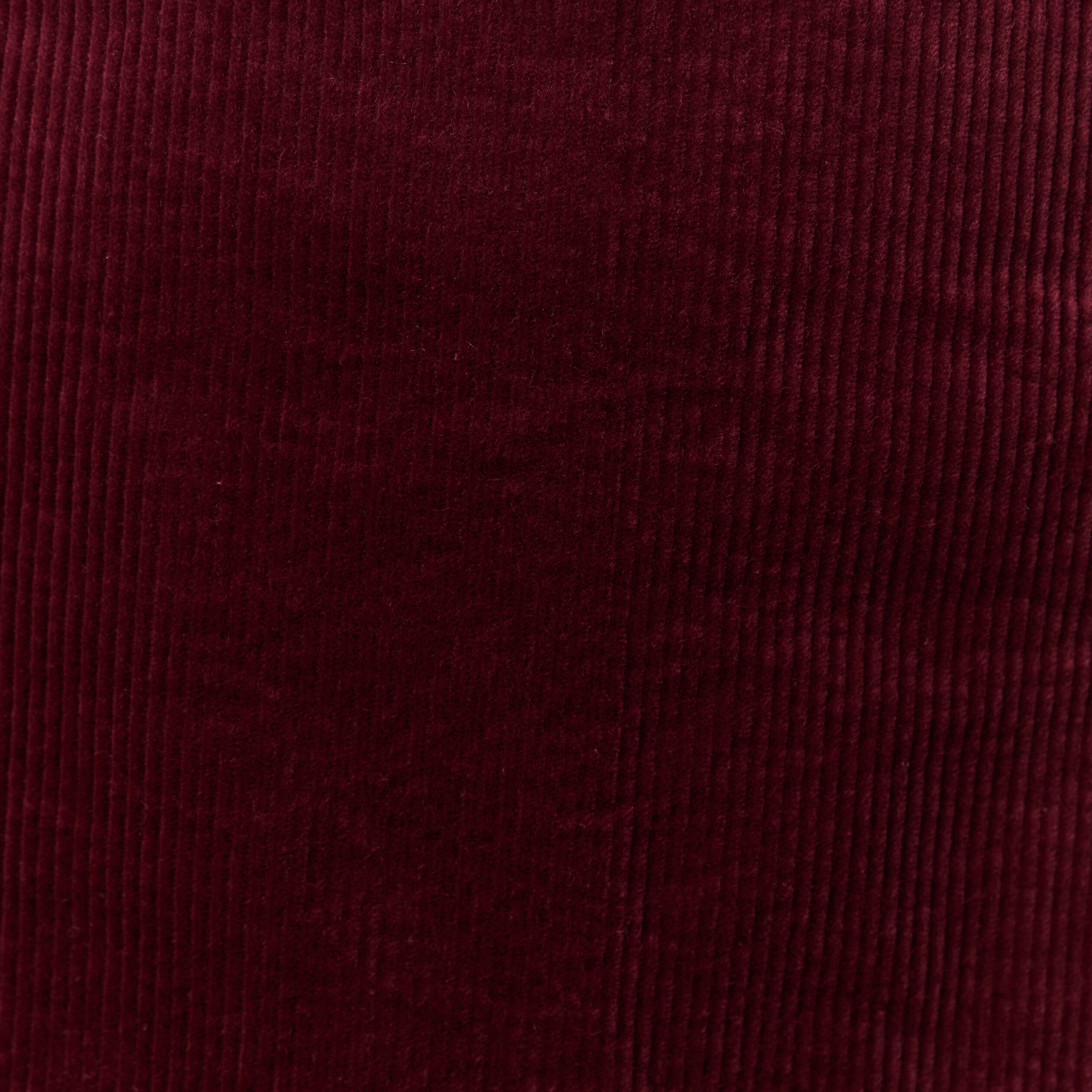 Jupe-short taille haute en velours bordeaux femme