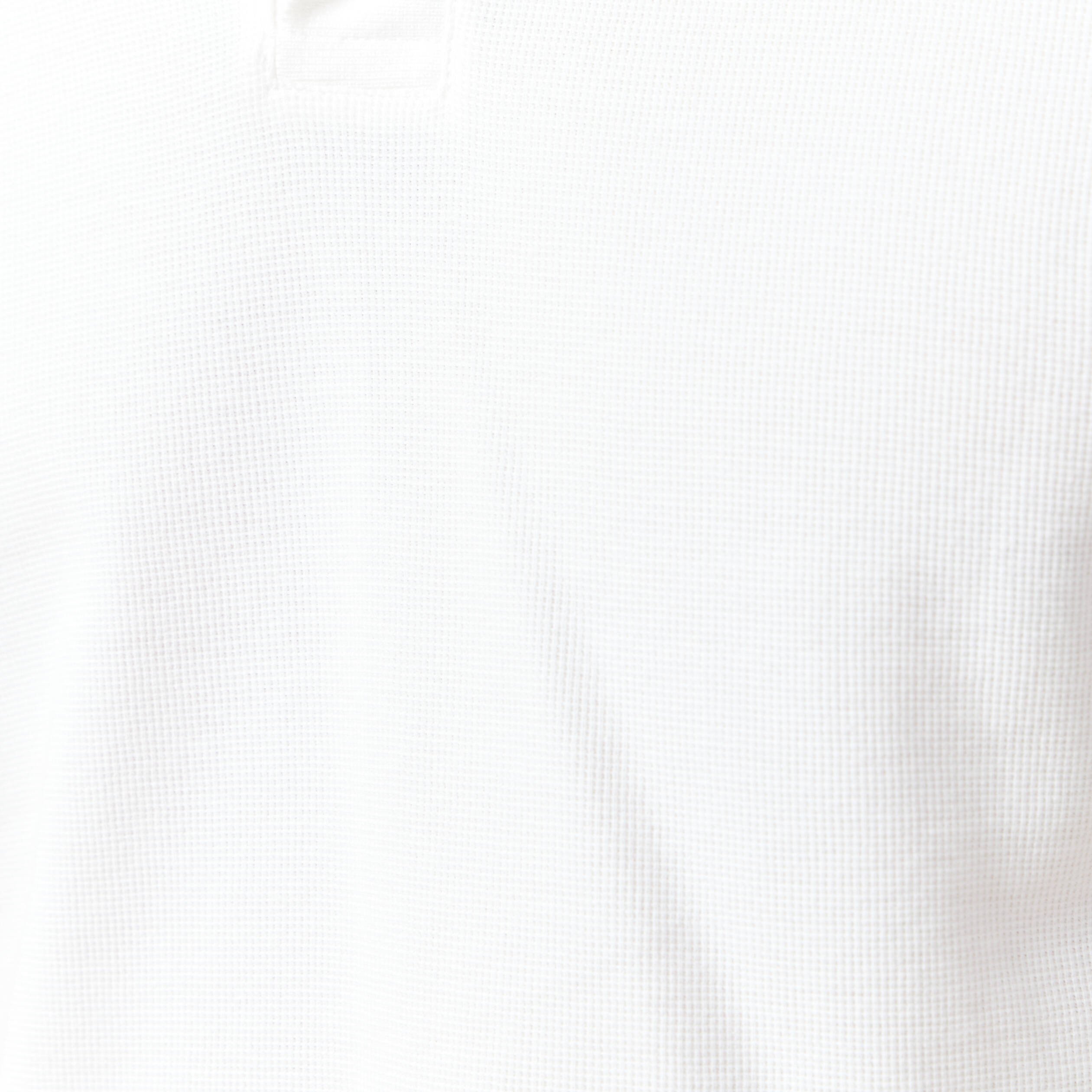 polo cintre col cubain manches courtes blanc homme Polo cintré col cubain manches courtes blanc homme