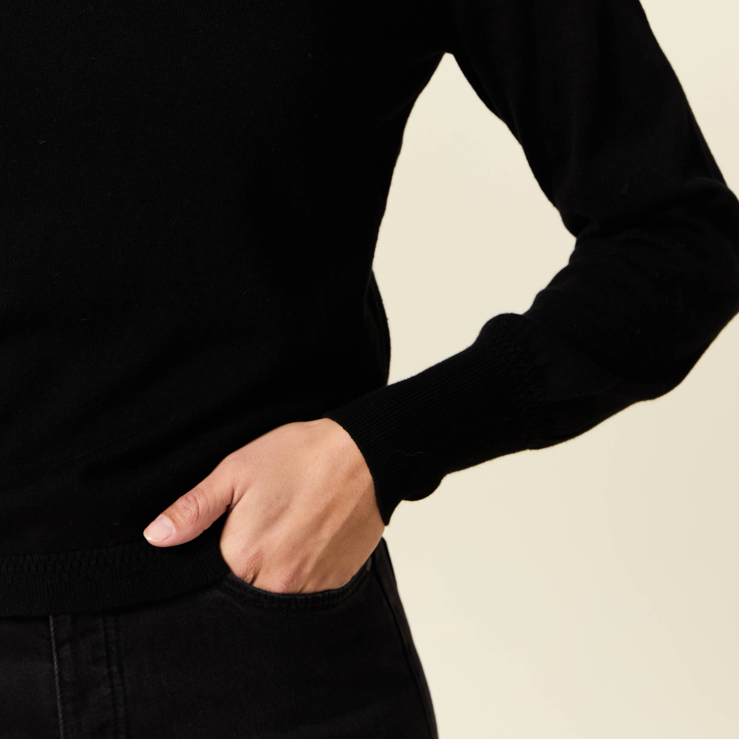 pull manches longues noir femme Pull manches longues noir femme