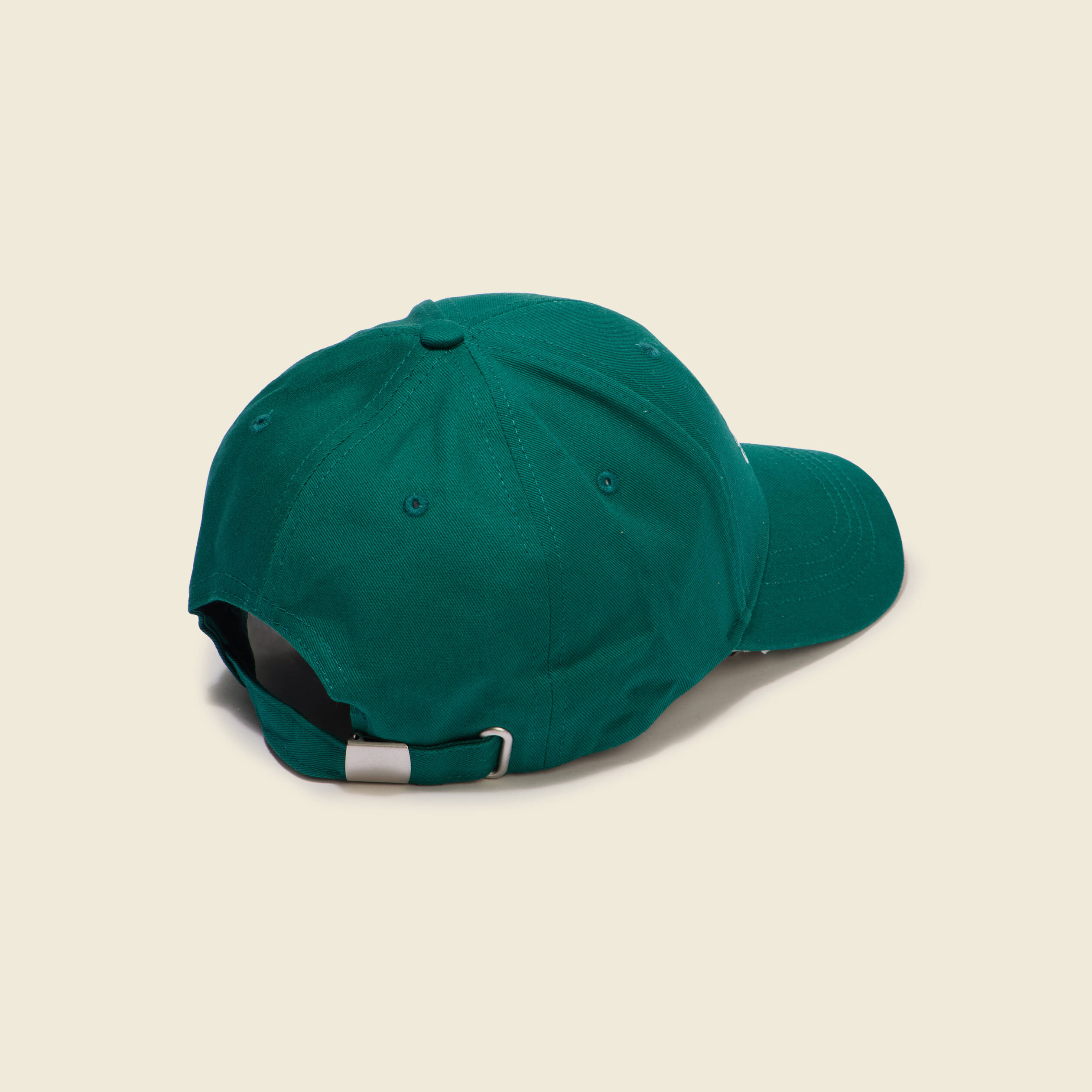 Casquette en coton vert &eacute;meraude homme