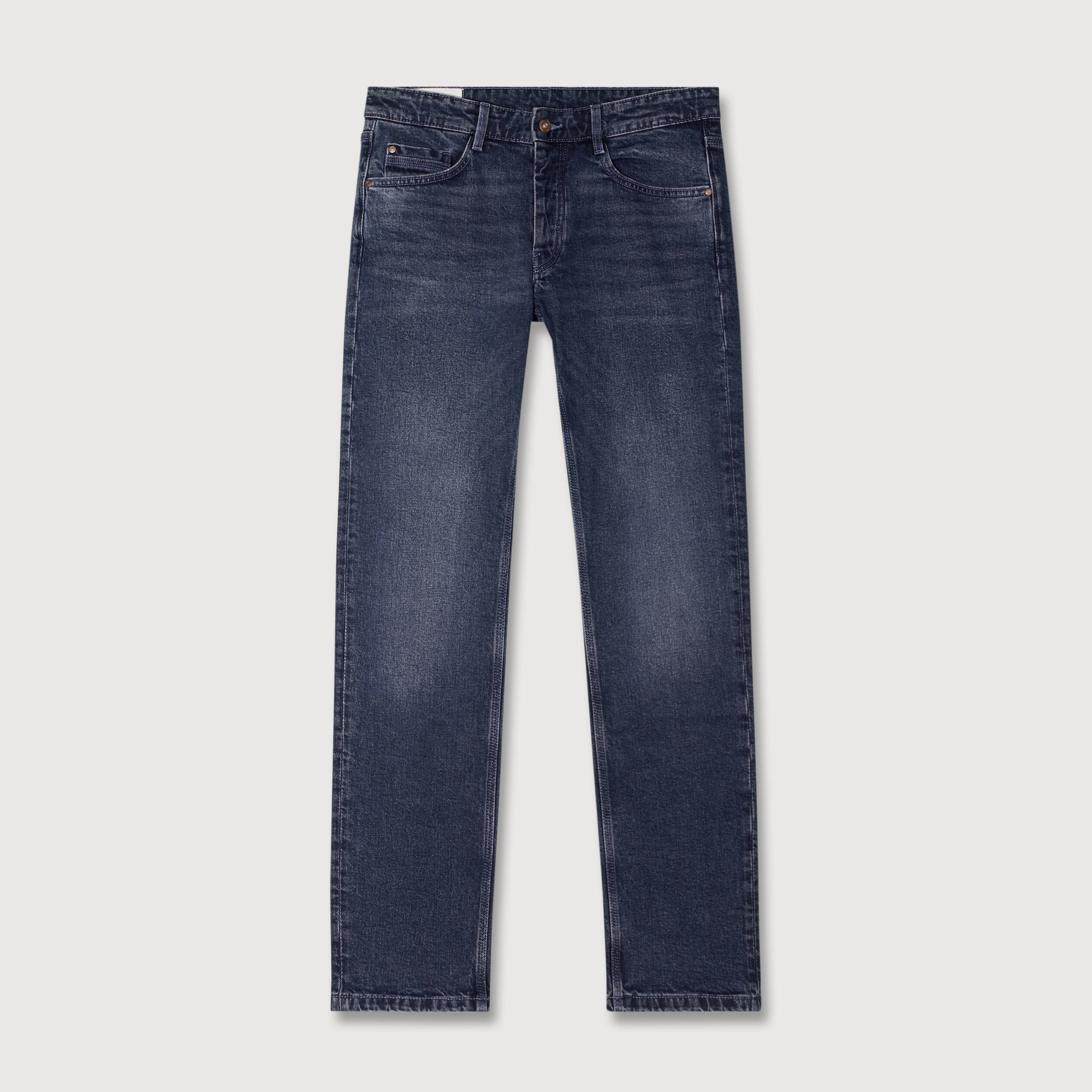 Jeans regular longueur 34 denim stone homme