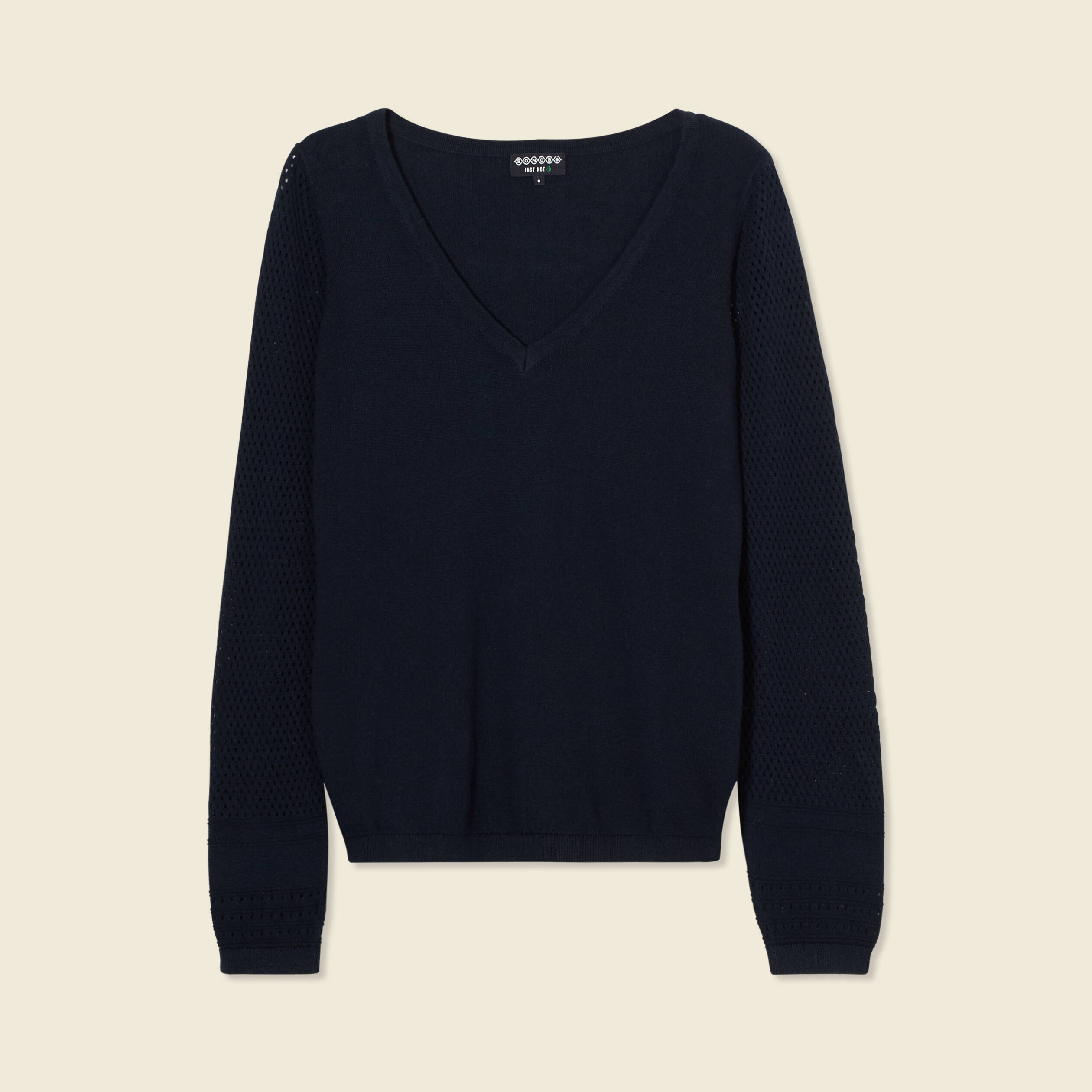 pull a manches longues bleu marine femme Pull à manches longues bleu marine femme