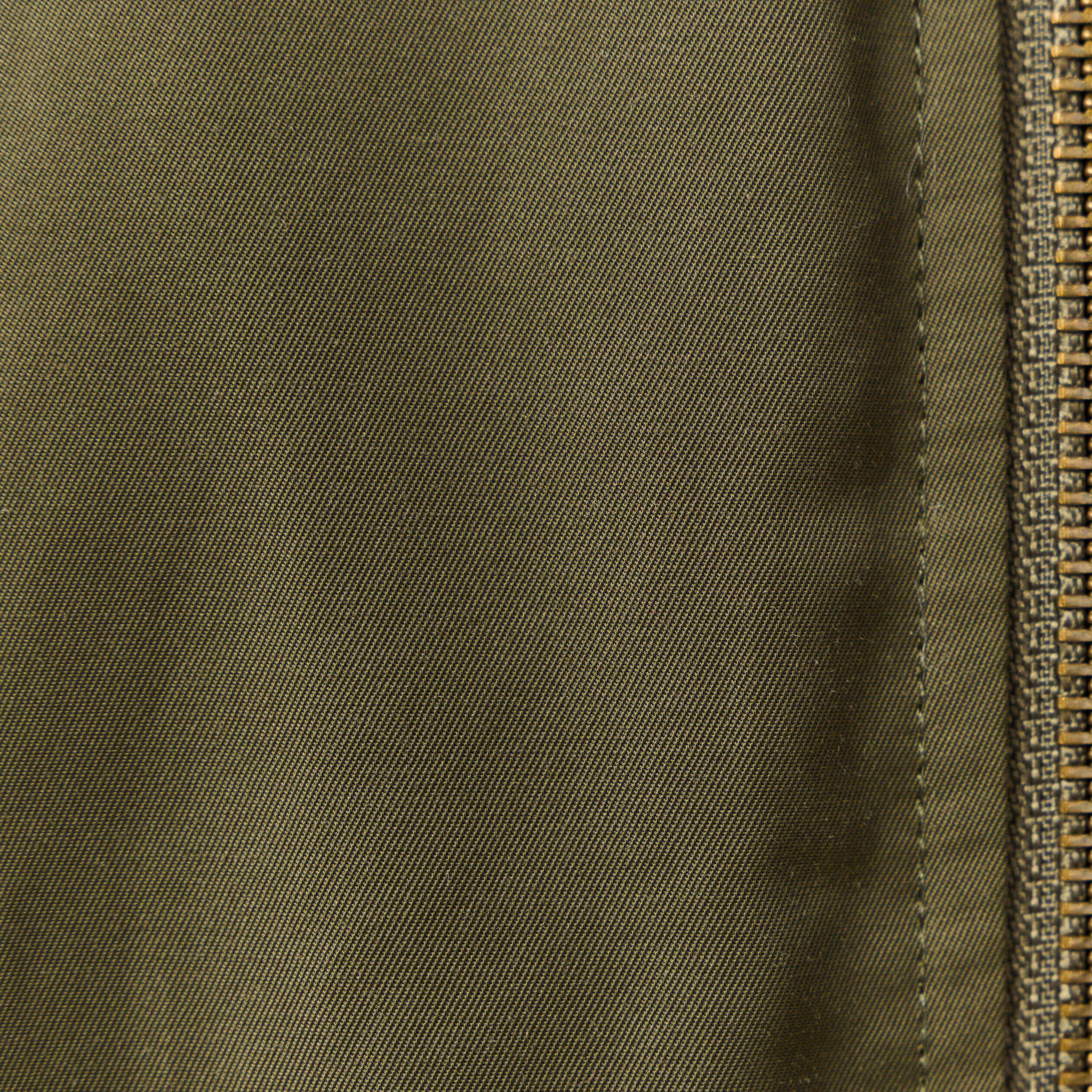 Parka r&eacute;versible vert kaki femme