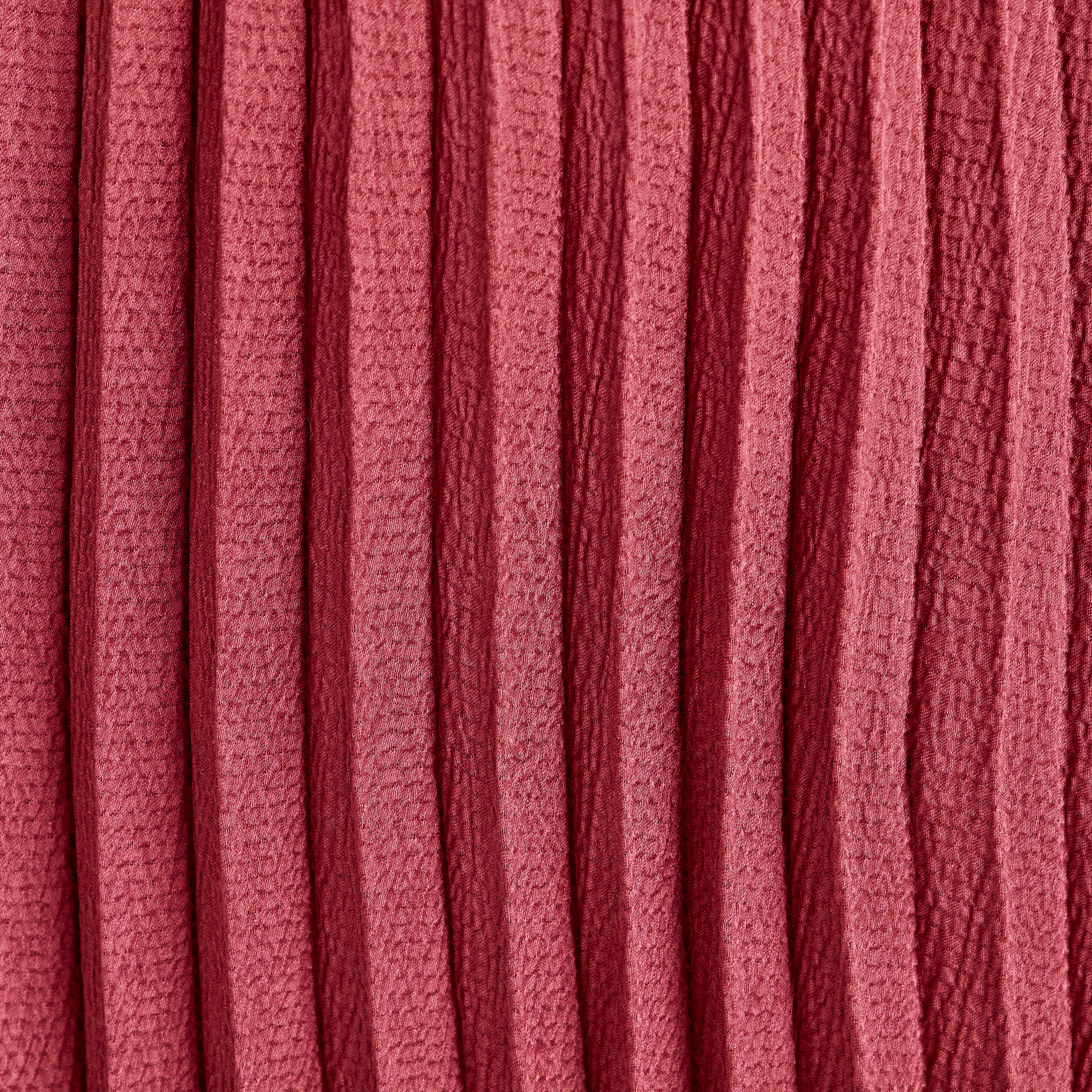 Jupe midi droite plissée vieux rose femme