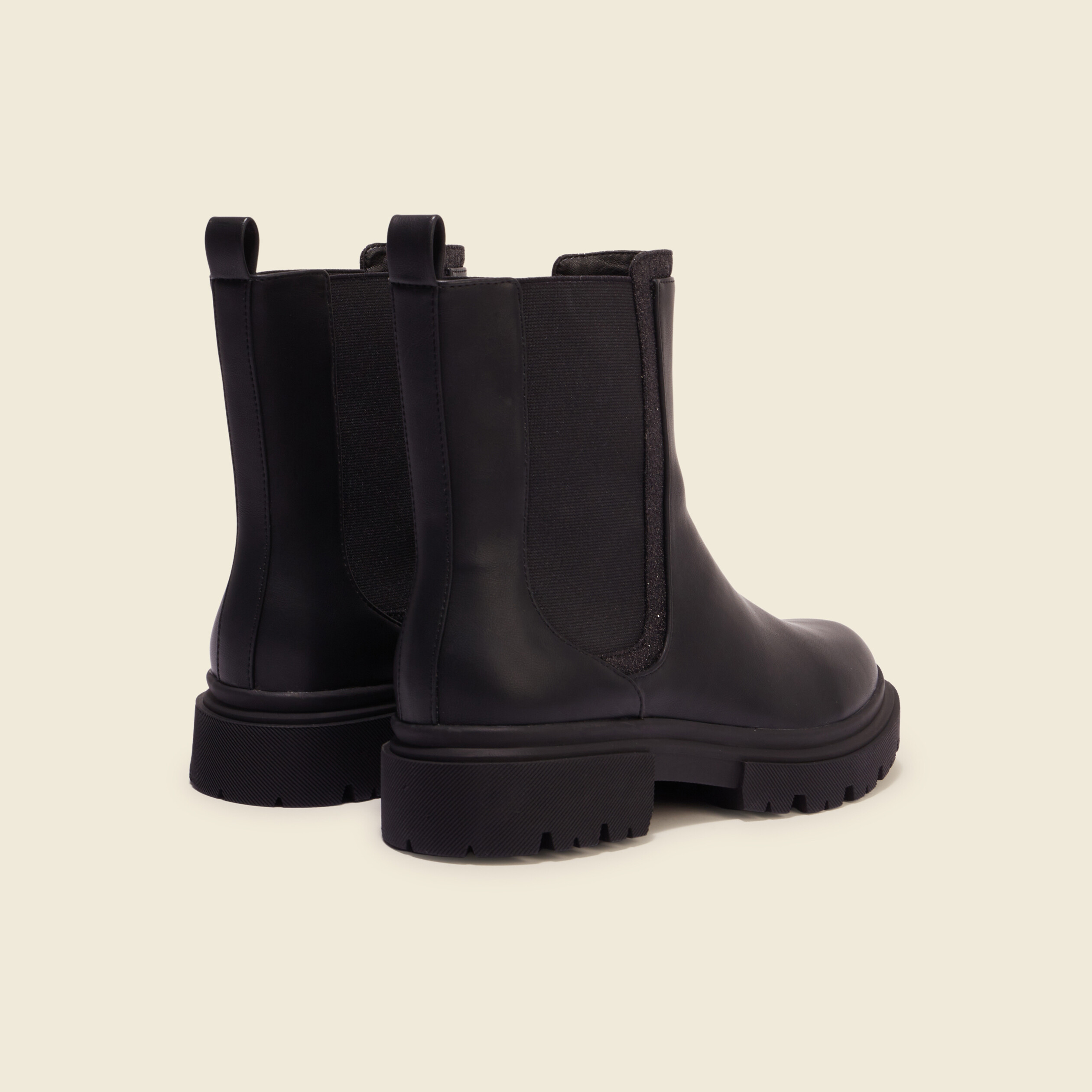 Bottines chelsea paillettes noir femme Bonobo