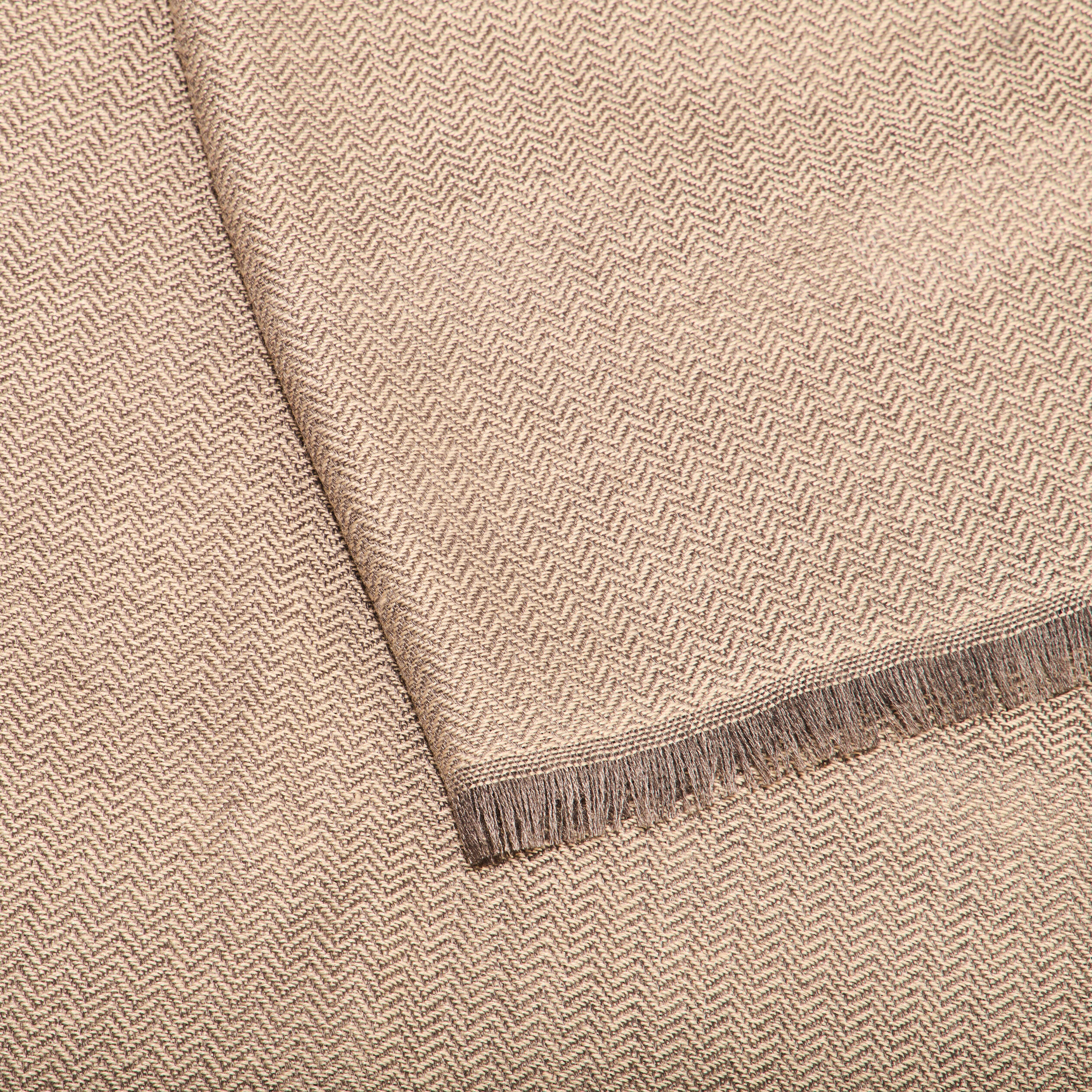 Foulard marron fonc&eacute; homme
