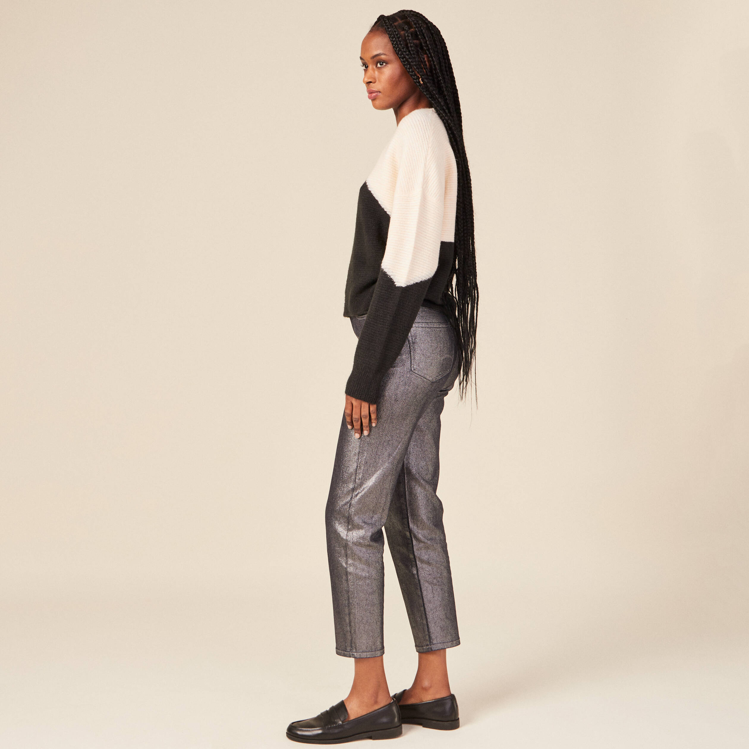 pull eco responsable ecru femme Pull éco-responsable ecru femme