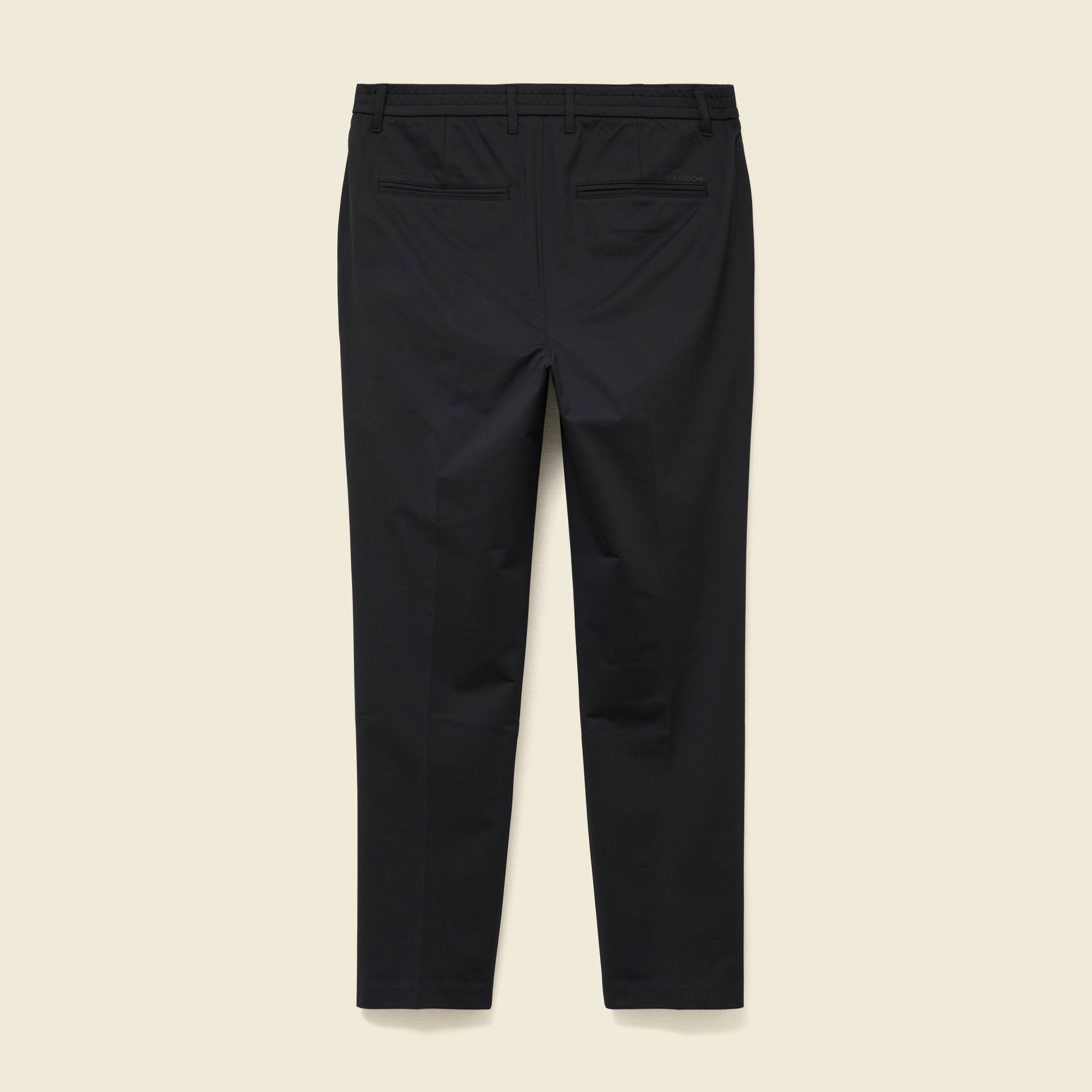 Pantalon chino stretch noir homme