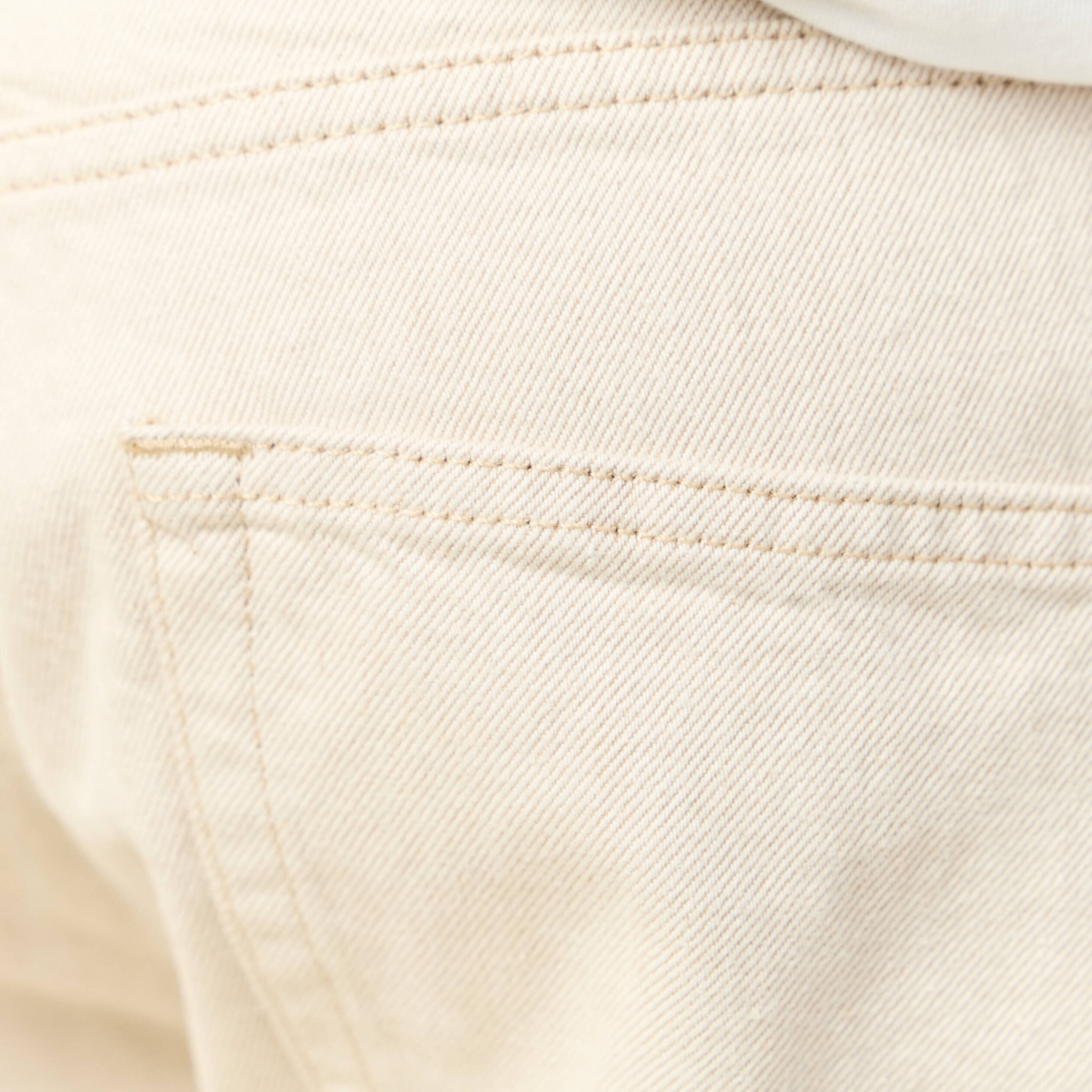 jeans straight longueur 32 en coton ecru homme Jeans straight longueur 32 en coton ecru homme